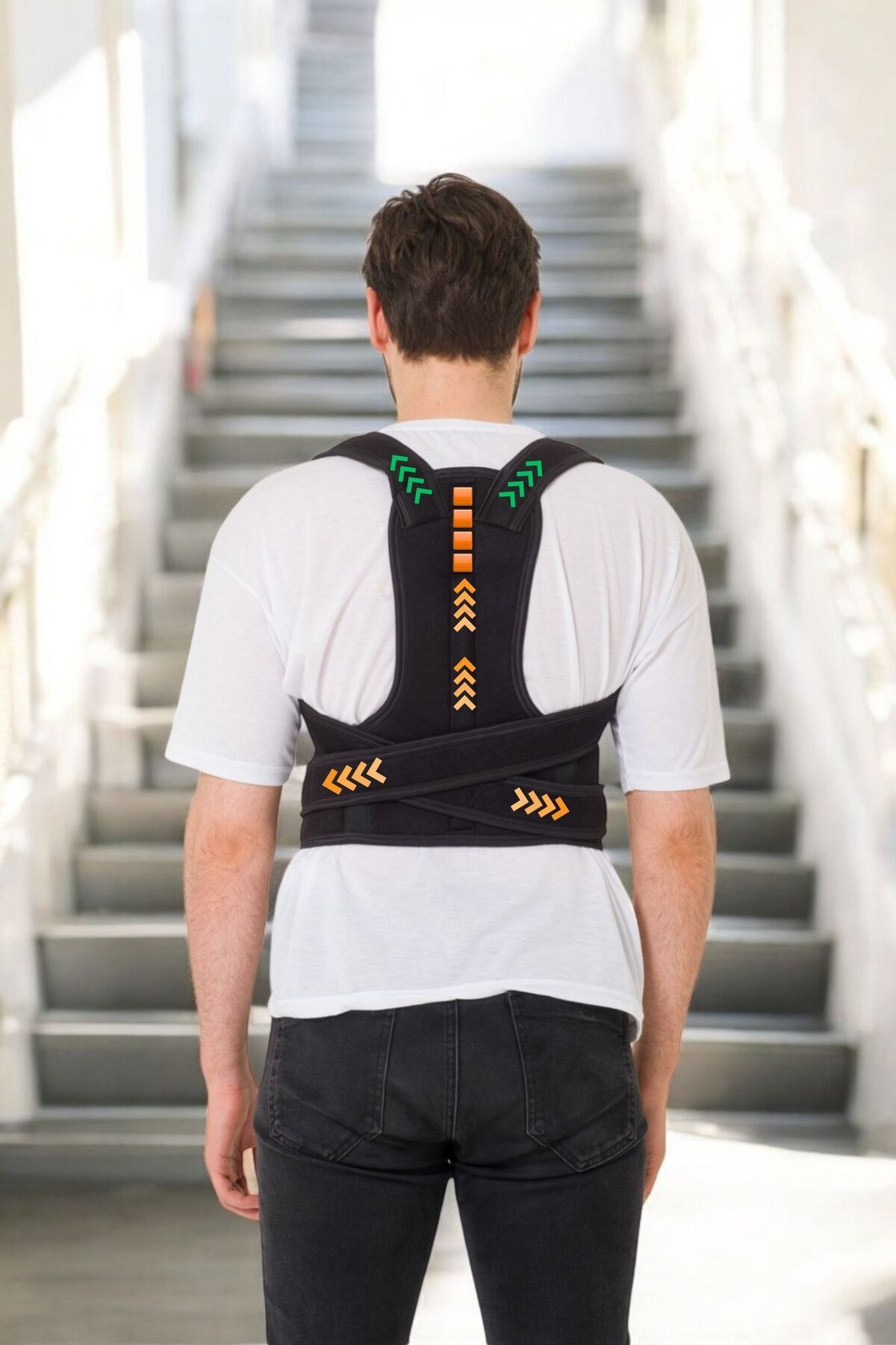 Viselia Dik Duruş Korsesi Bel Korsesi Manyetik Duruş Korsesi Posturex Korse