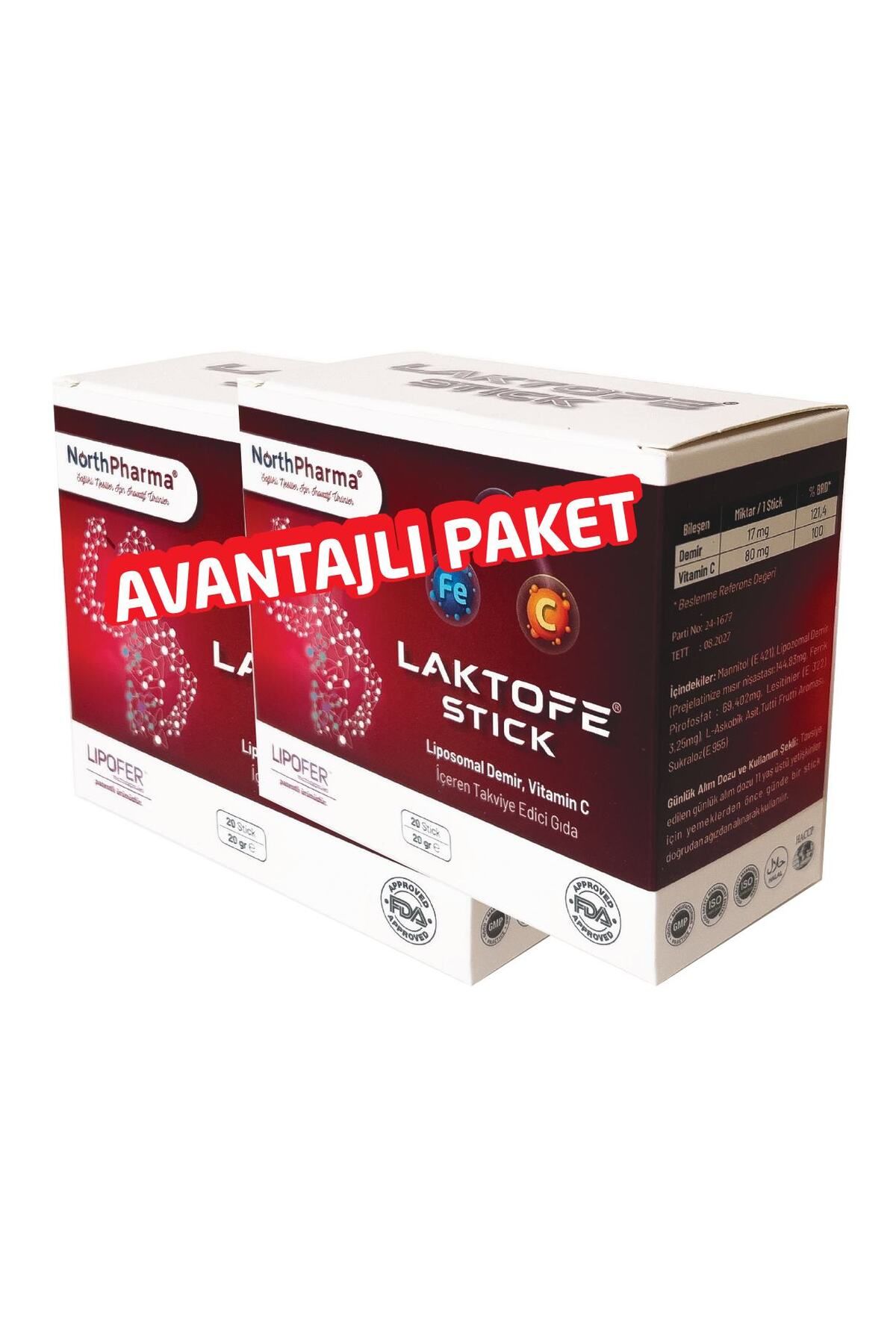 North Pharma LAKTOFE STİCK 20 SAŞE