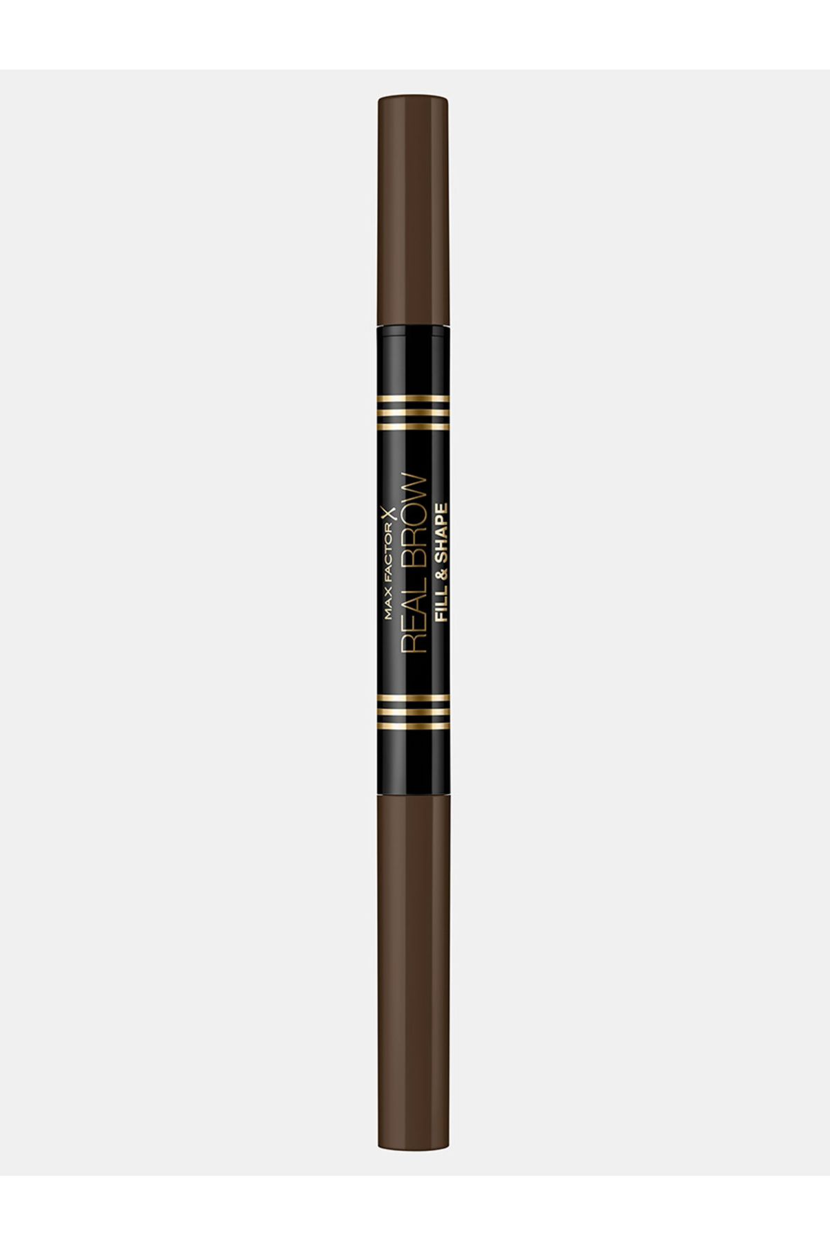 Max Factor-قلم تحديد الحواجب Real Brow Fill and Shape - 03 بني متوسط، 0.66 مل 1
