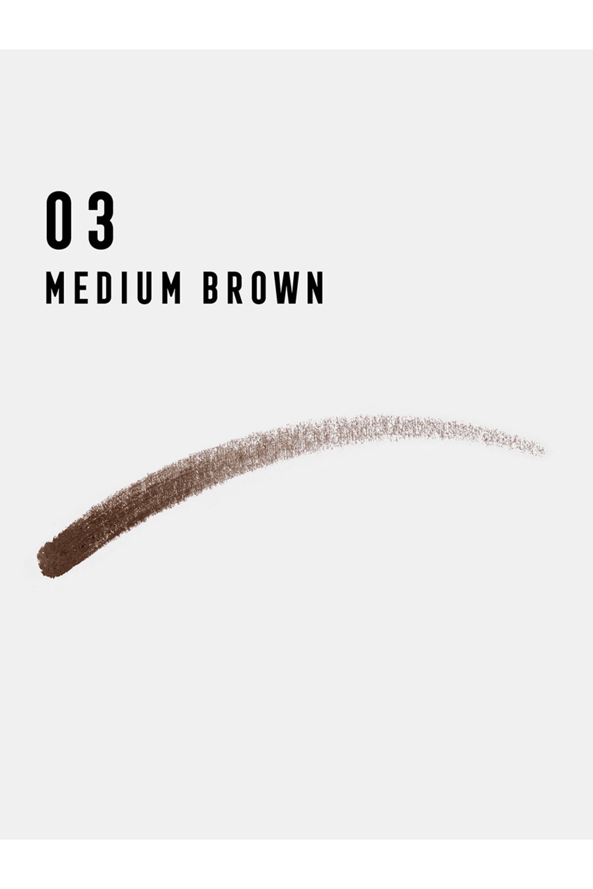 Max Factor-قلم تحديد الحواجب Real Brow Fill and Shape - 03 بني متوسط، 0.66 مل 4