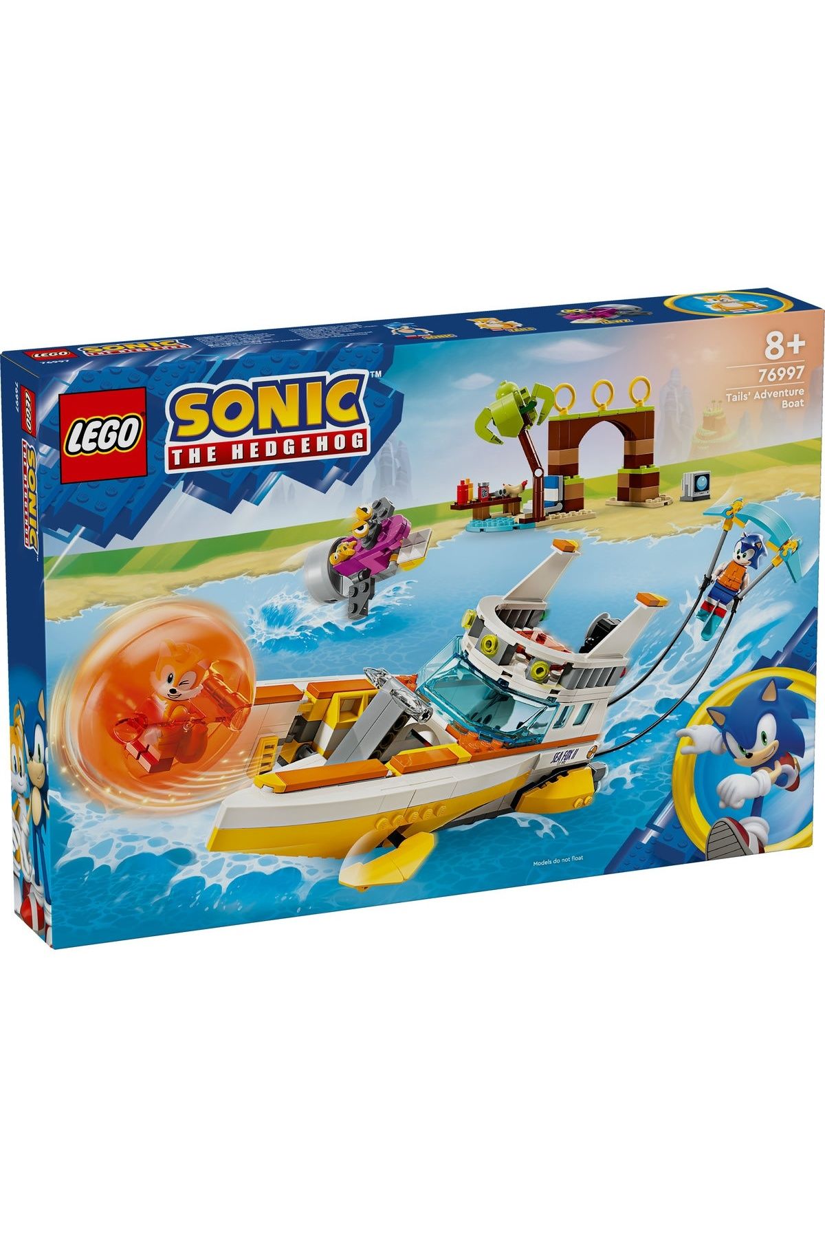 LEGO-Set LEGO Sonic the Hedgehog - Barca de aventuri a lui Tails (76997) 2