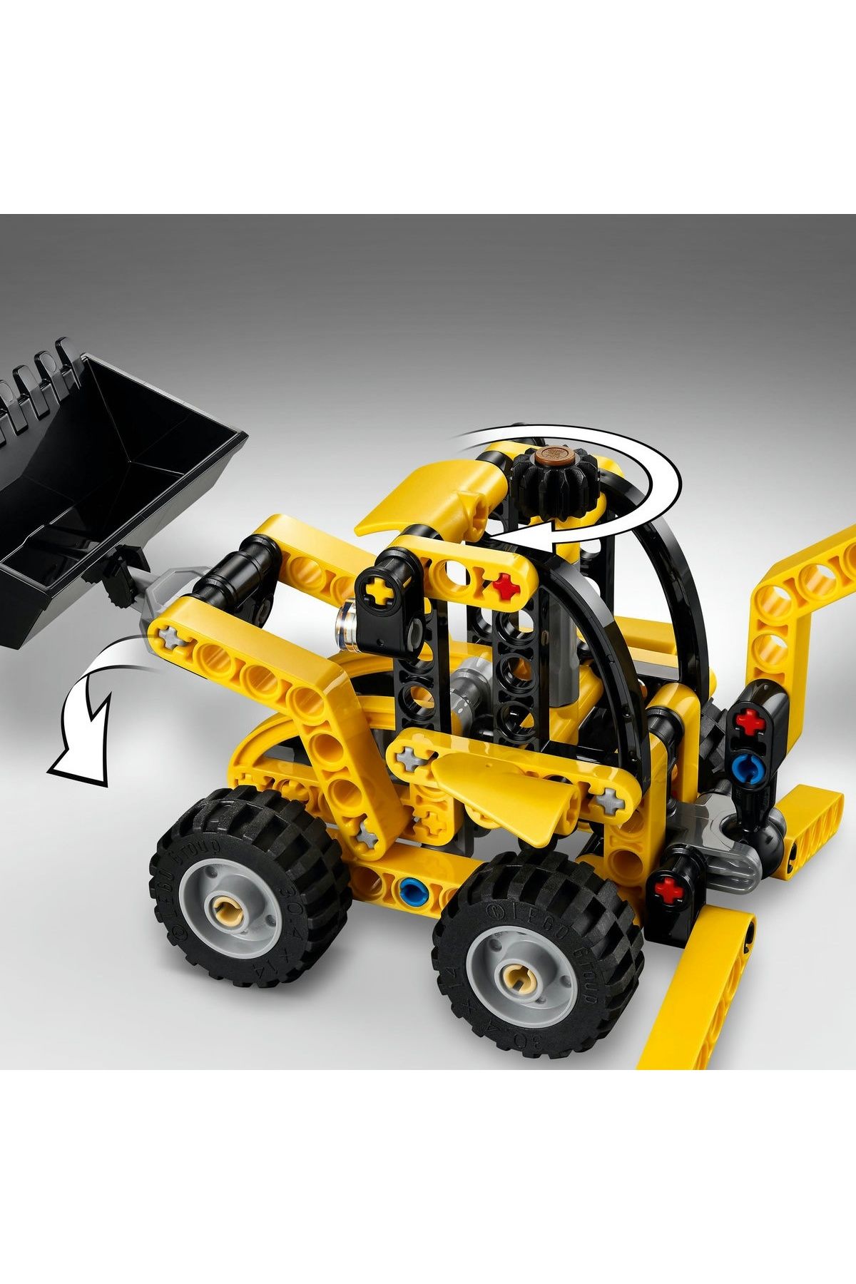 LEGO-LEGO Technic Set - Backhoe Loader (42197) 3