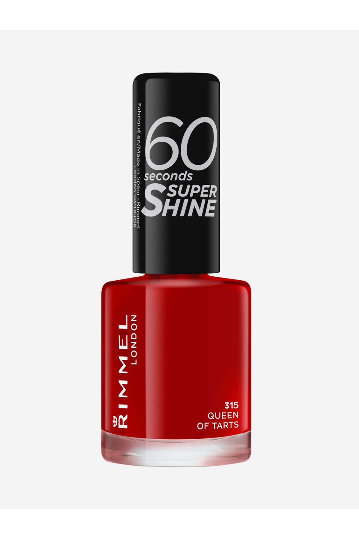 Rimmel-60 Seconds Super Shine Nail Polish, 315 Queen of Tarts, 8 ml - 0.25 fl oz 2