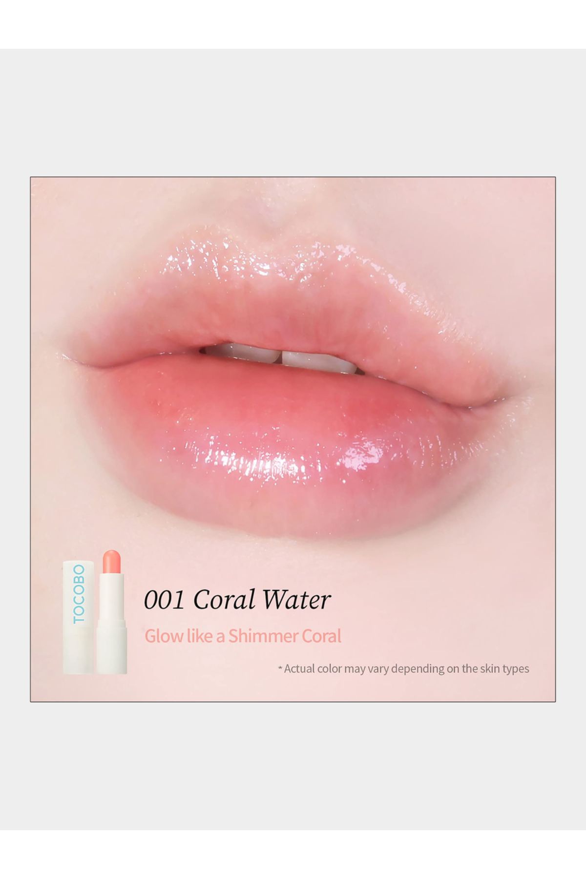 TOCOBO-Glow Ritual Lip Balm 001 Coral Water, 3.5g 5