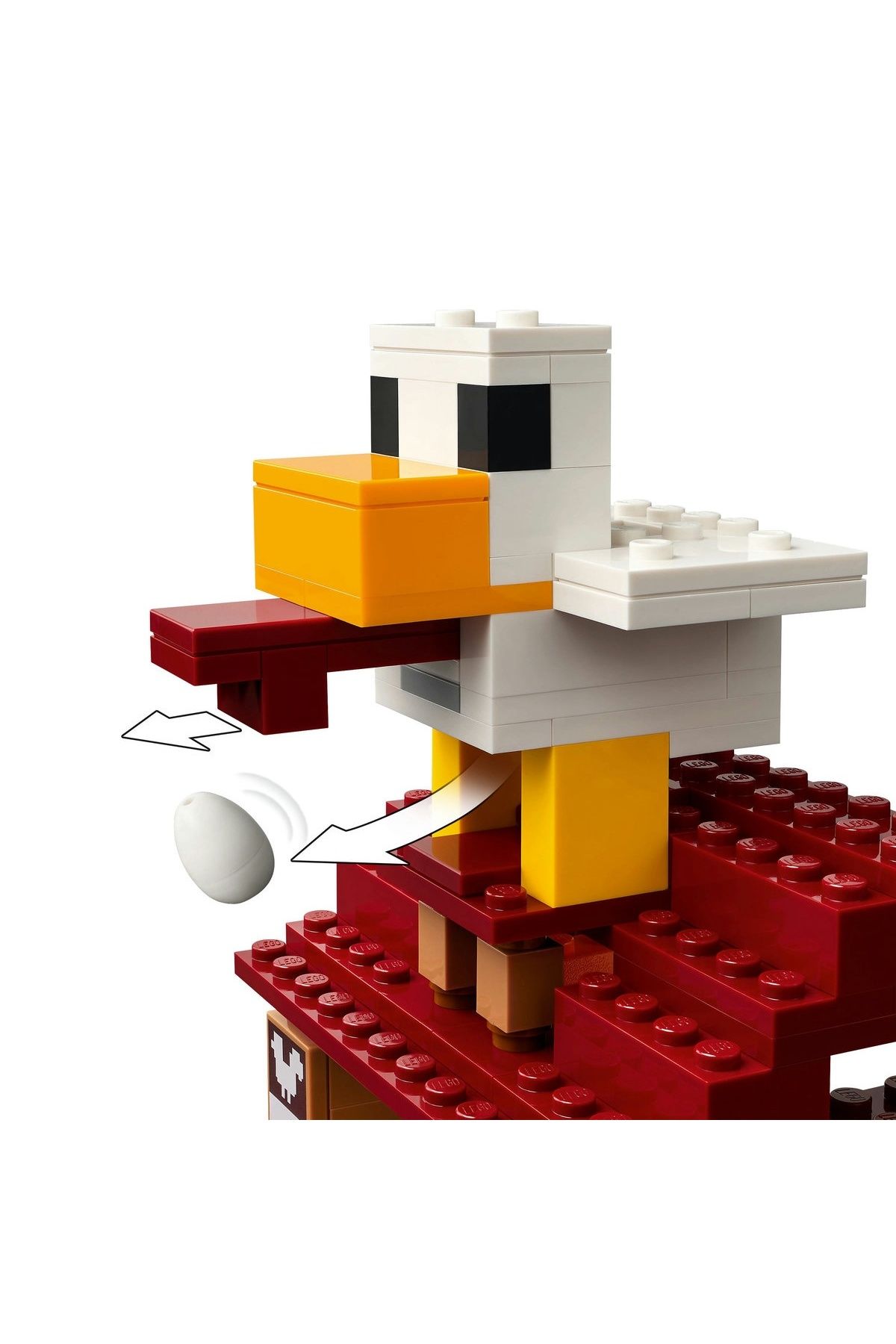 LEGO-LEGO Minecraft Set - Ghast Balloon Attack on the Village (21273) 8