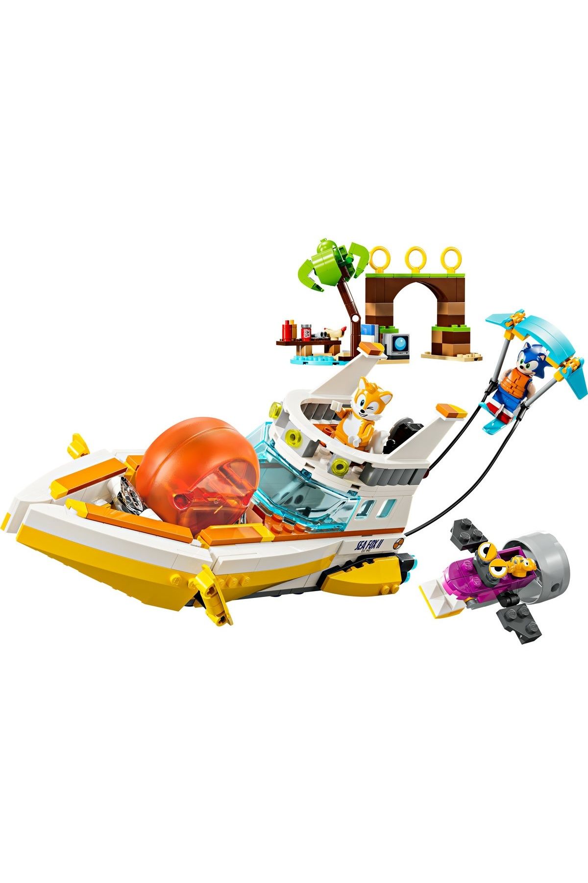 LEGO-Set LEGO Sonic the Hedgehog - Barca de aventuri a lui Tails (76997) 6