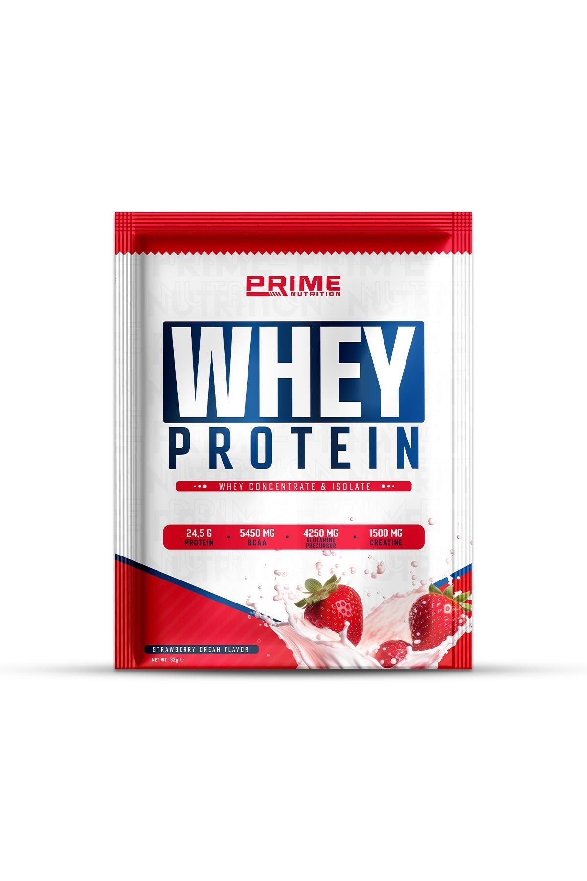 Prime Nutrition Whey Protein 33 gram (1 Saşe) Strawberry Cream