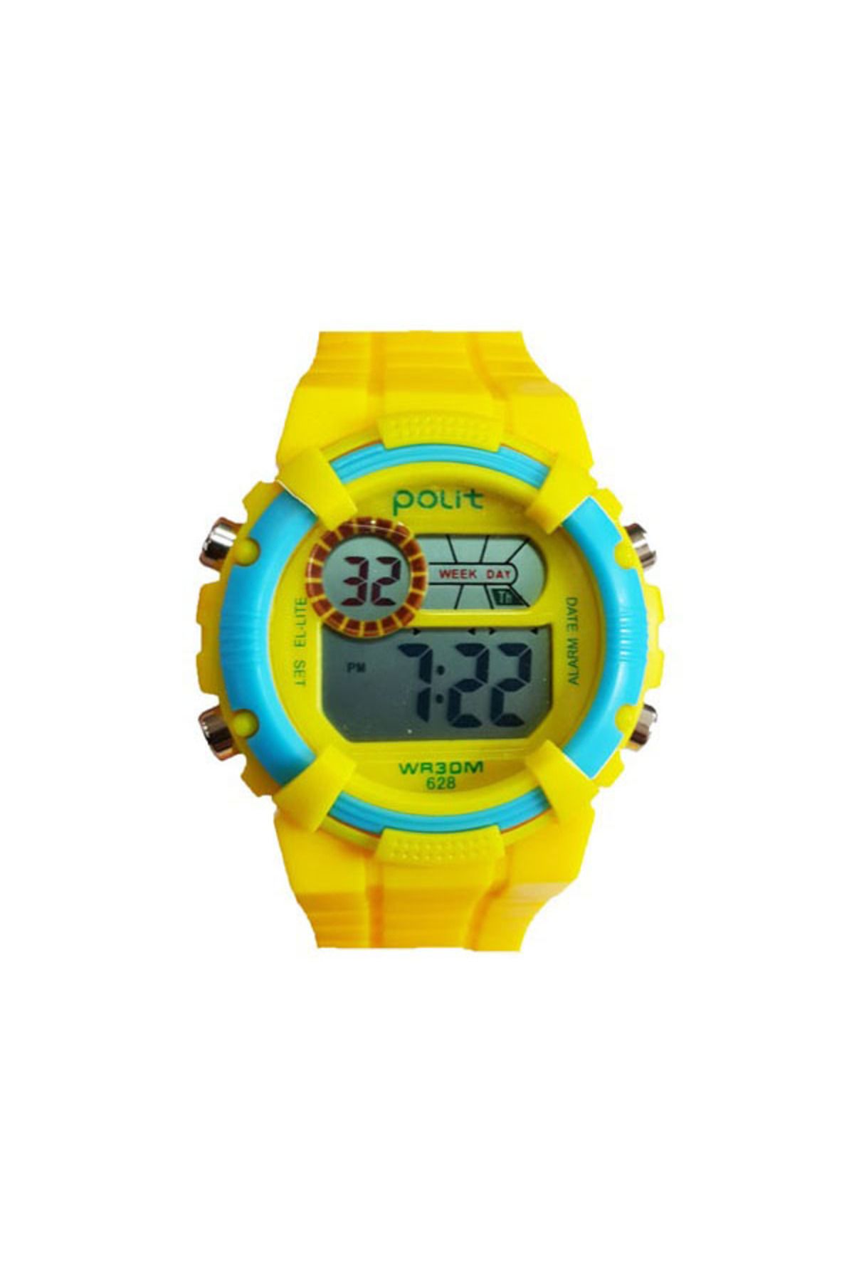 Salamandra Ceas Copii,afisaj Electronic,cronometru,data,alarma/f1, Rezistent La Apa, Galben, Salamandra Kids - One Size