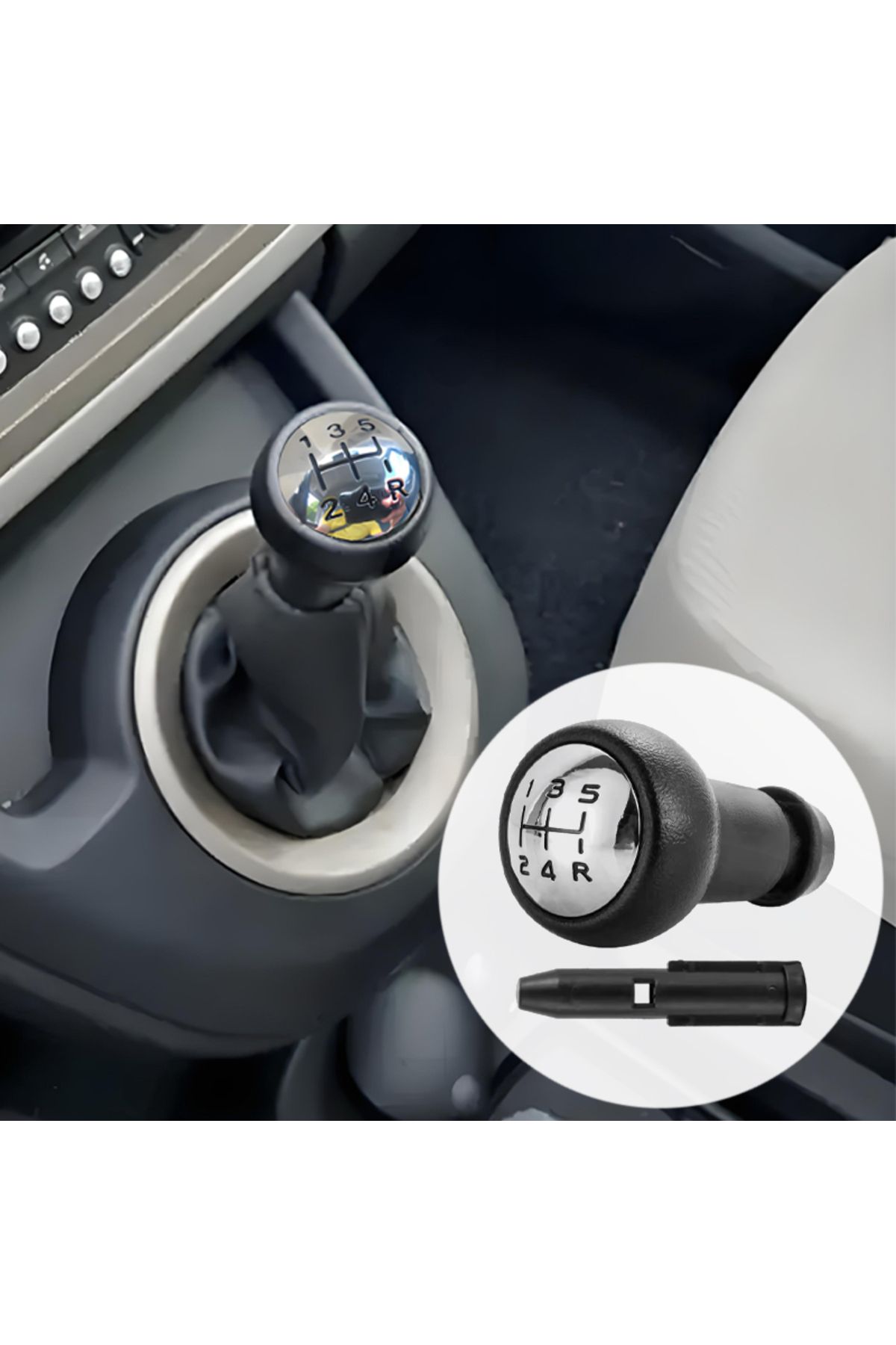Choice-5 Speed Car Gear Shift Shifter Knob for PEUGEOT 206 306 406 107 207 307 407 301 308 2008 3008 CITROE 1
