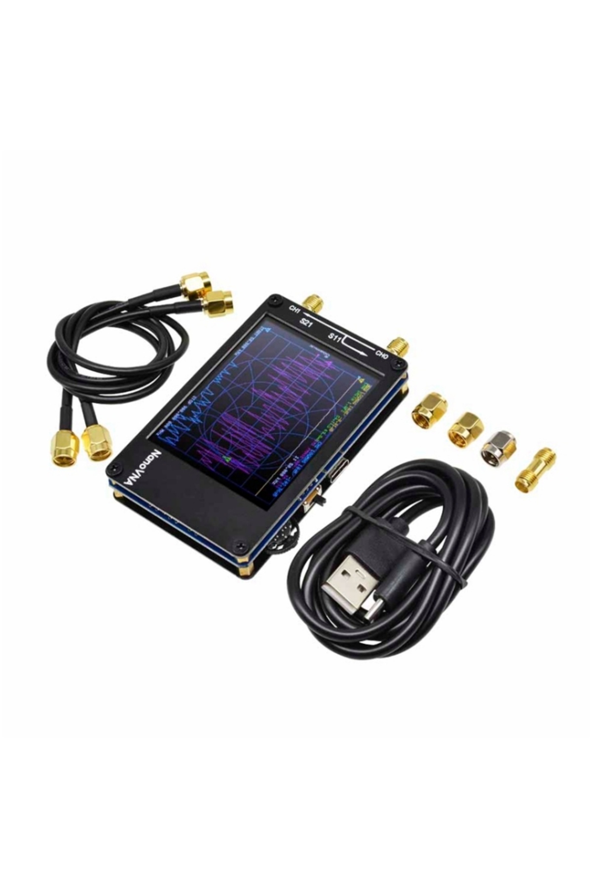 Choice-New 2.8 inch LCD Display NanoVNA VNA HF VHF UHF UV Vector Network Analyzer Antenna Analyzer + Bat... 7