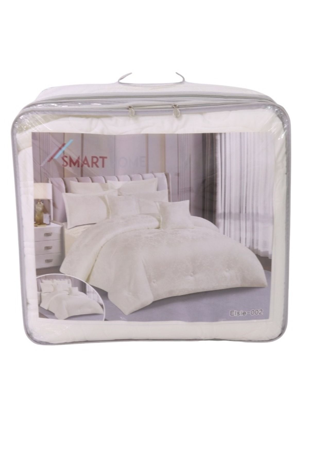 smart home-Embroidered two-sided comforter set, two-sided mattress, consisting of 8 pieces, 8-piece comforter 4