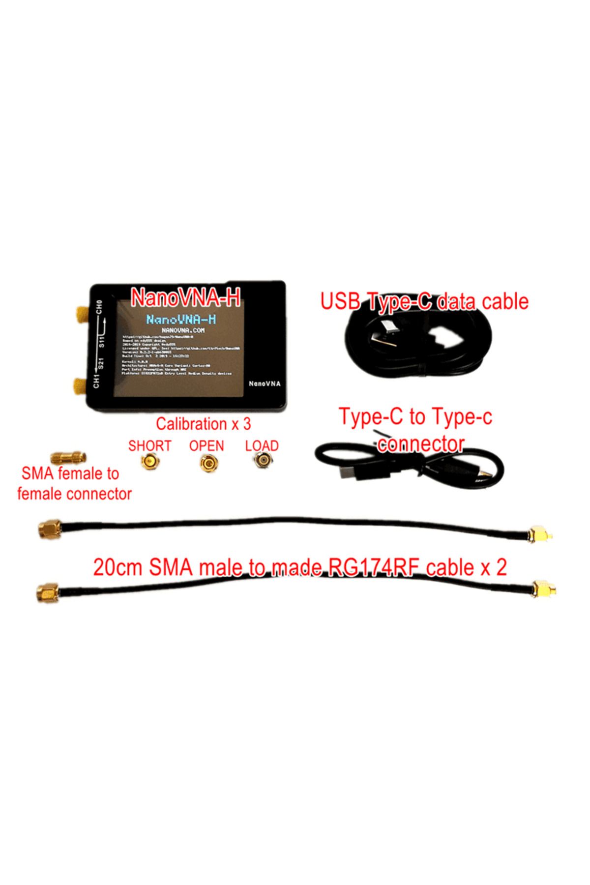 Choice-2.8" LCD 1.5GHz NanoVNA-H HF VHF UHF UV Vector Network Analyzer Antenna Analyzer NanoVNA With SD ... 6