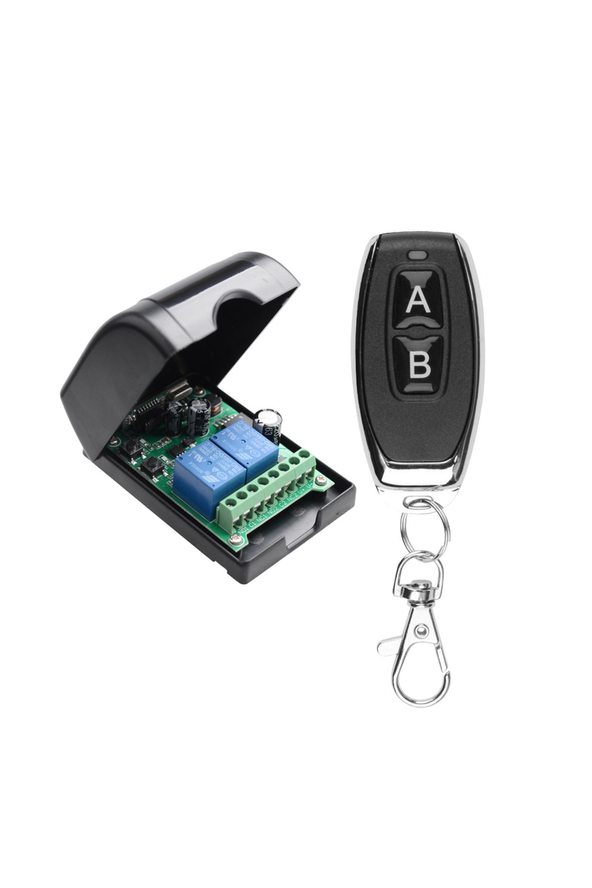 Choice-1 Receiver 1 Remote Dc 12v 24v 36v 48v Wireless Remote Control Switch 2 Ch 433mhz Transmitter With R 1