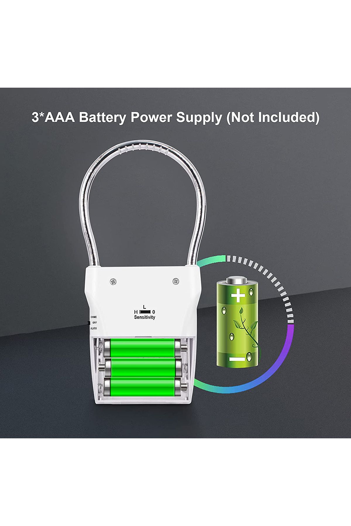 Choice-Door Handle Alarm 120dB with Adjustable Setting Portable Alarm Device Battery Powered for Family ... 4