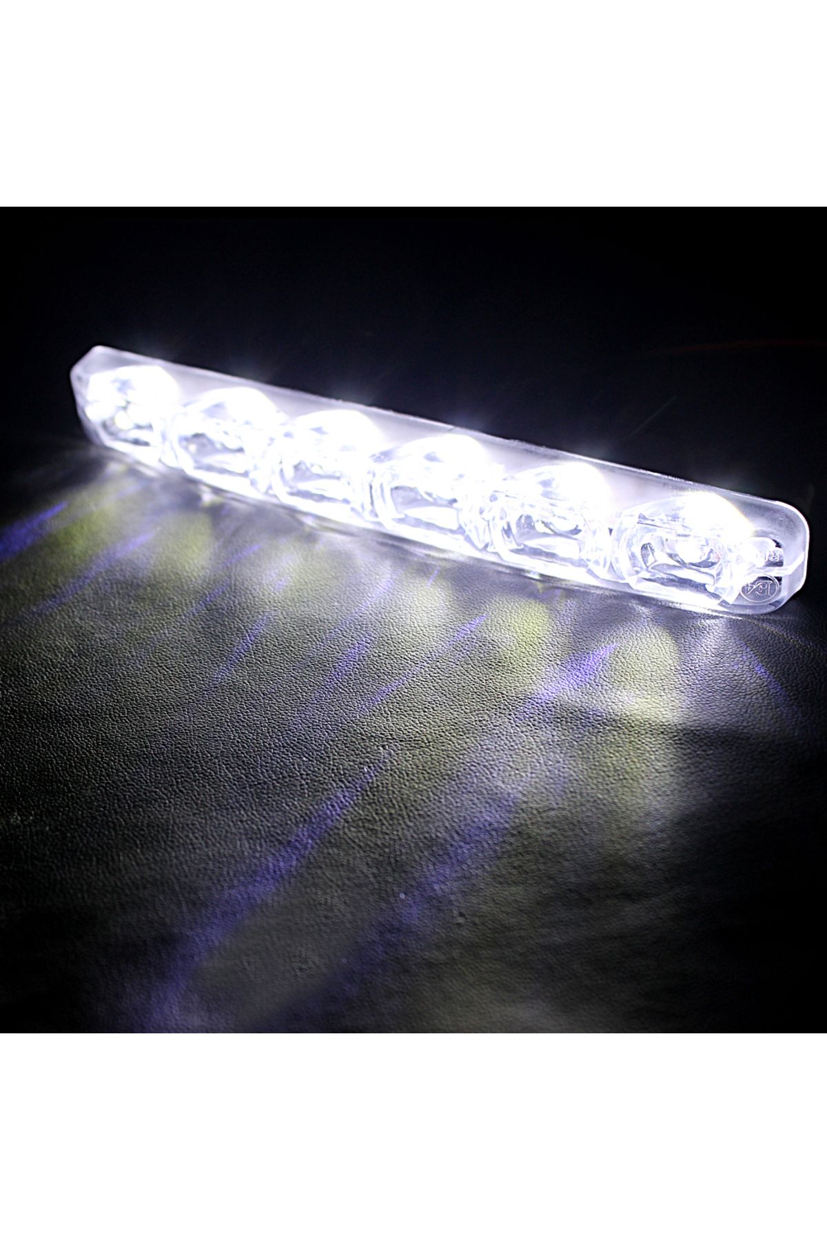 LEEPEE-1 Pair Drl Led Car Daytime Running Lights 6 Leds Dc 12v Auto Fog Light Driving Lamps Car-s... 5