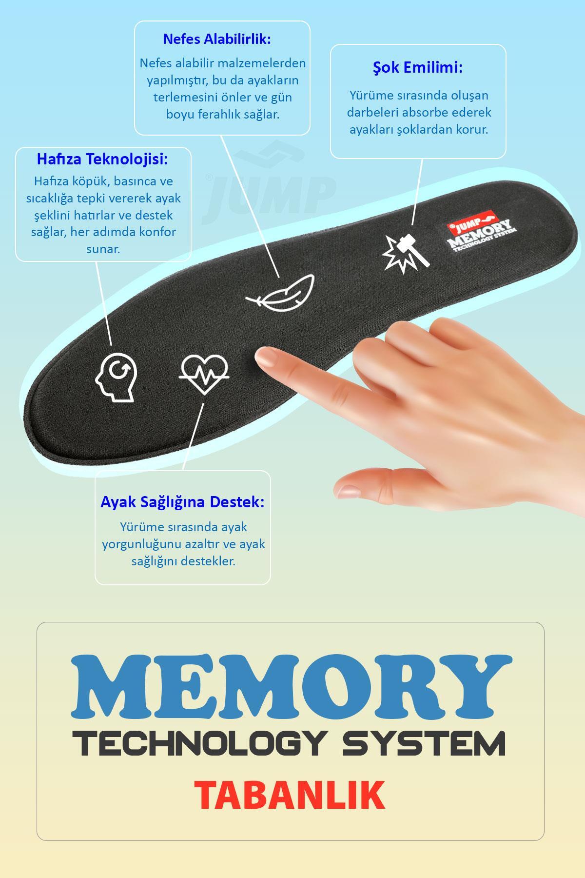 Jump 29537 Beyaz Erkek Sneaker Günlük Spor Ayakkabı görsel 6
