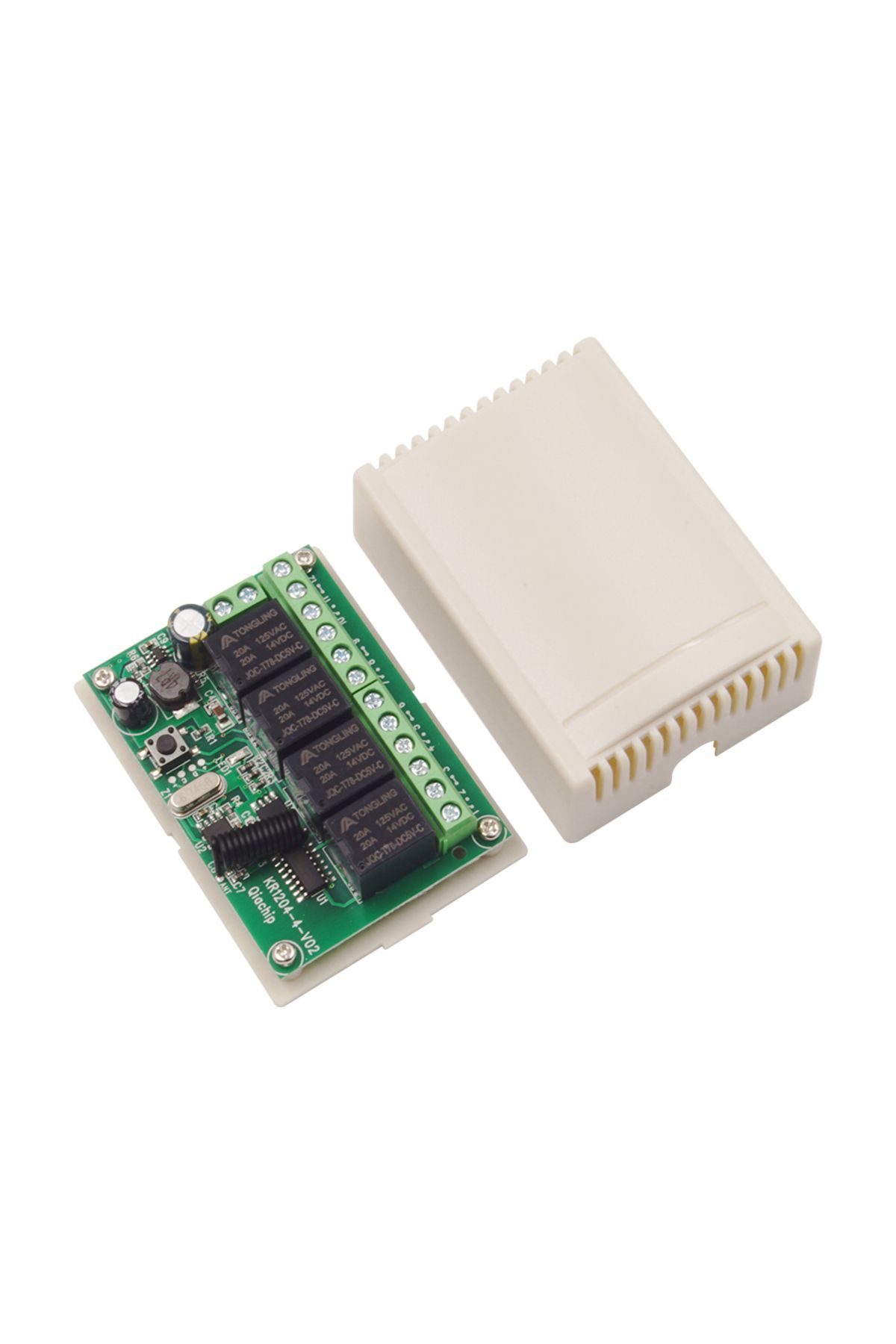 GERMA-1receiver GERMA 433Mhz Remote Controls DC 12V 24V 10A Wireless Remote Switch 4CH Relay Module Receiv 1