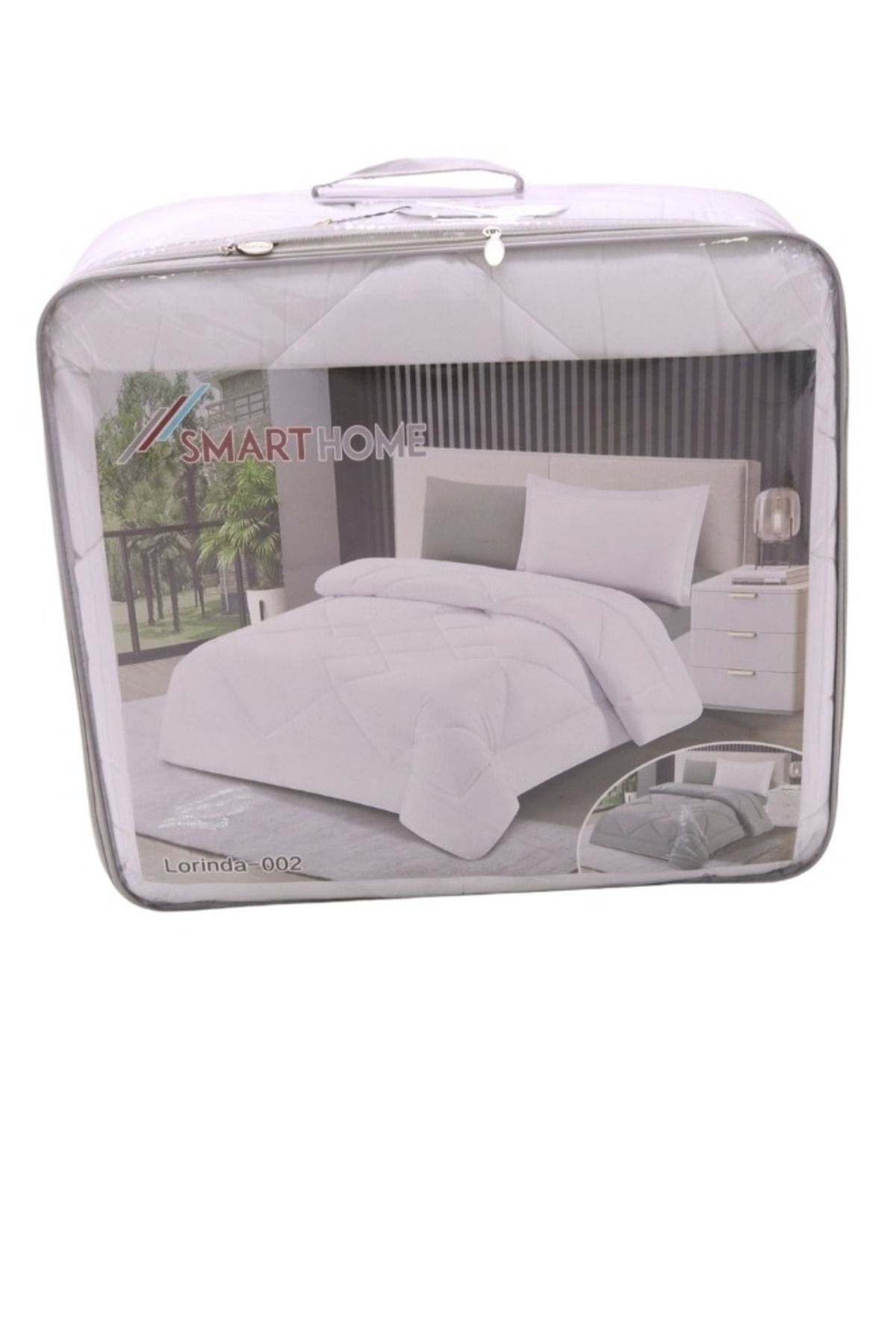 smart home-Comforter set, double-sided mattress consisting of 4 pieces, comforter 4 pieces, 100% microfiber 3