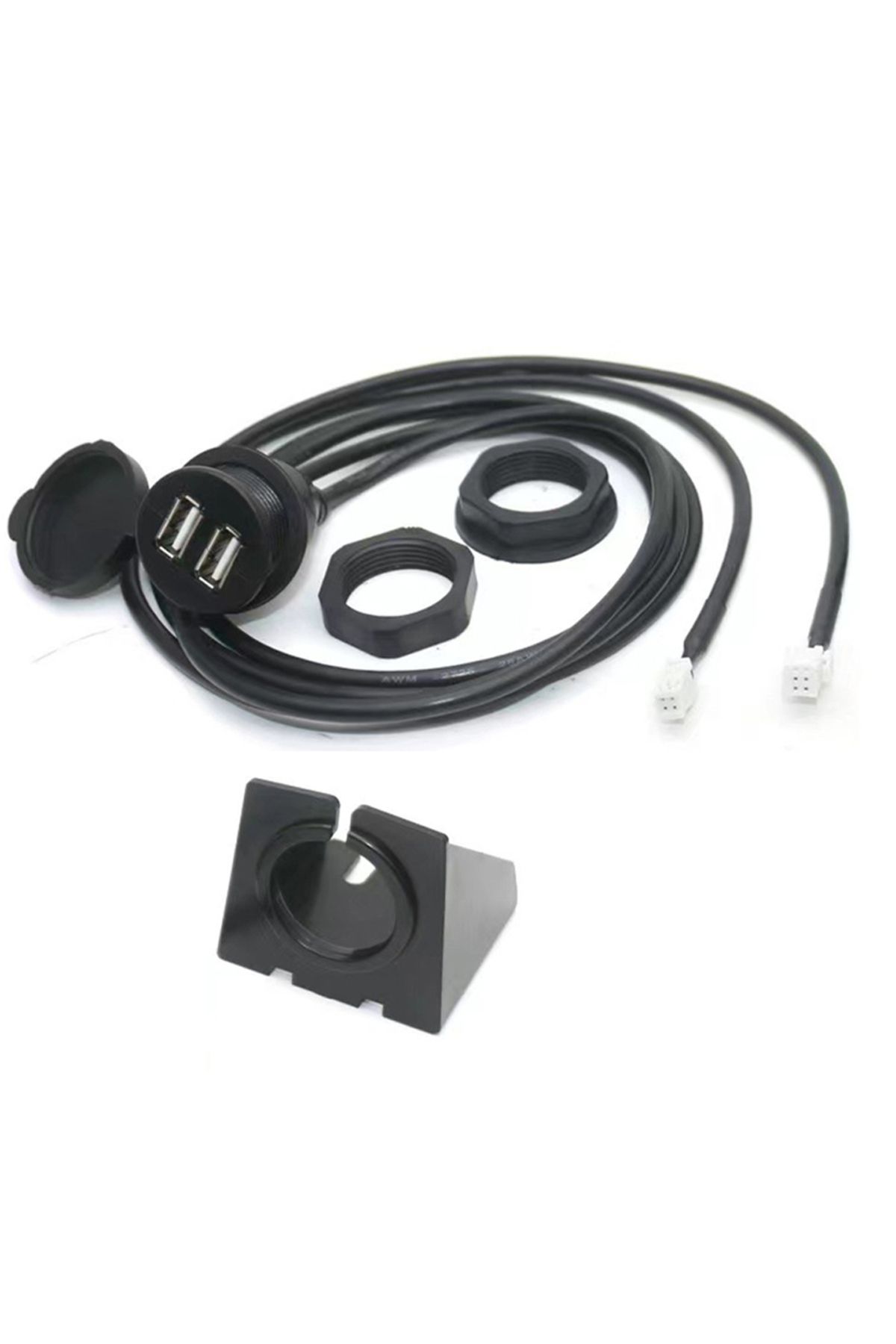 Choice-Car Radio Multimedia Player Car Dashboard USB Socket For Most Cars 4/6 Pin Dash Mount Dual USB Po... 6