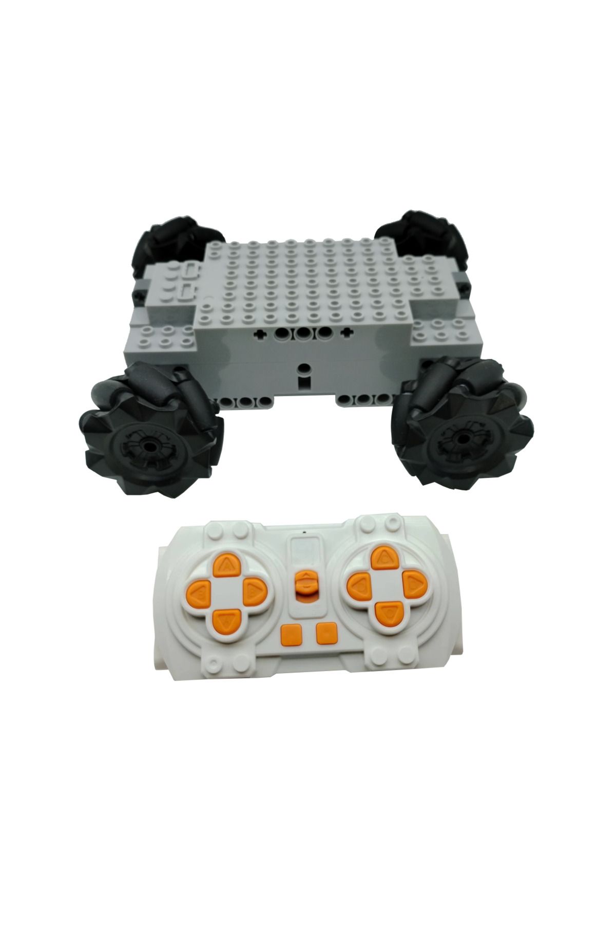 Choice-RC Mecanum Technical MOC EV3 Mecanum Wheels 4WD electric building block RC Vehicle Universal Omnidir 1