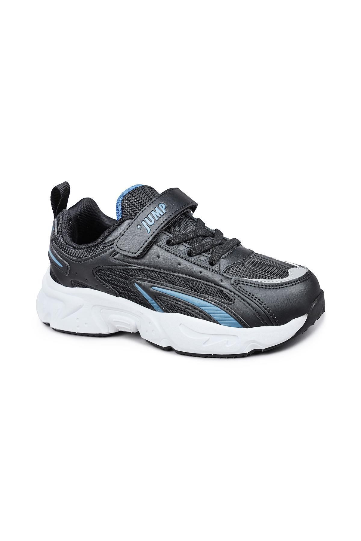 Jump-29604 Černý suchý zip - Indigo Blue Unisex Dětské Tenisky Ležérní Tenisky 2