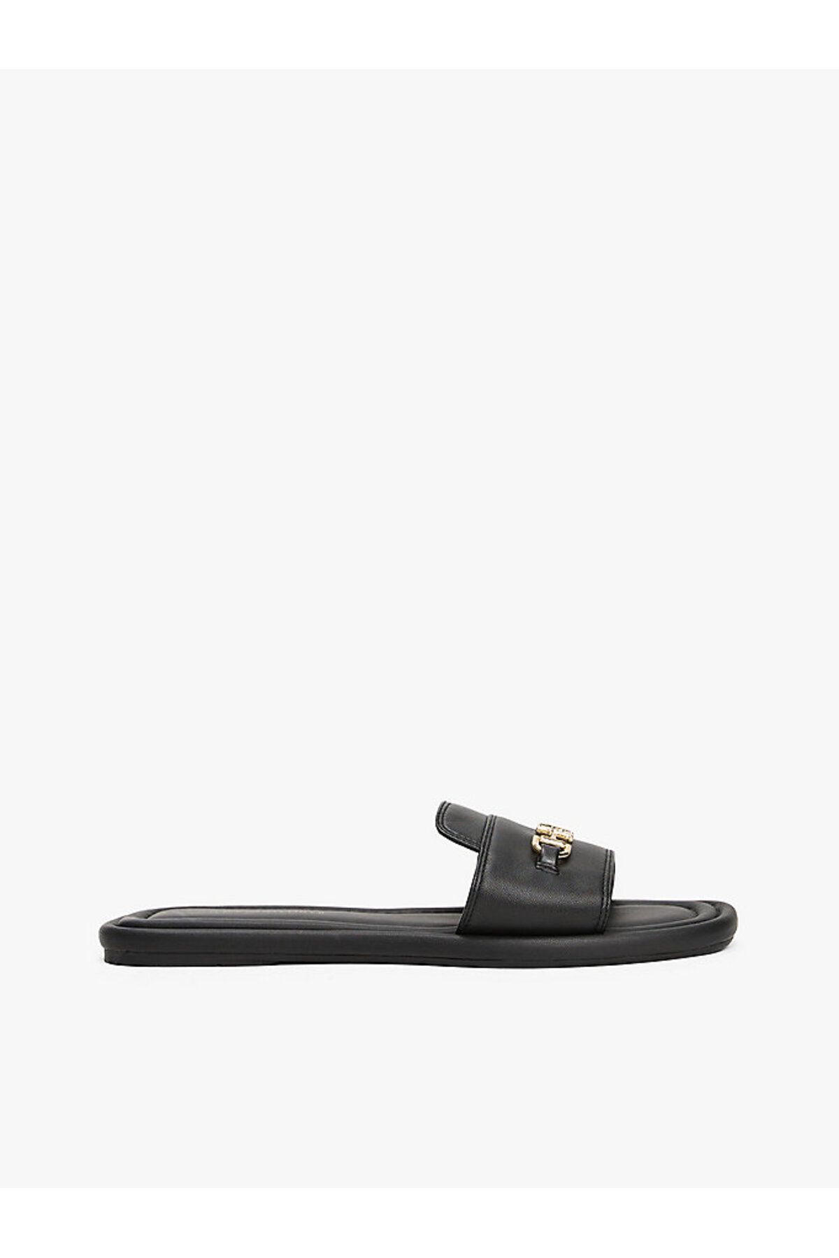 Tommy Hilfiger-Leather Horsebit Mule 1