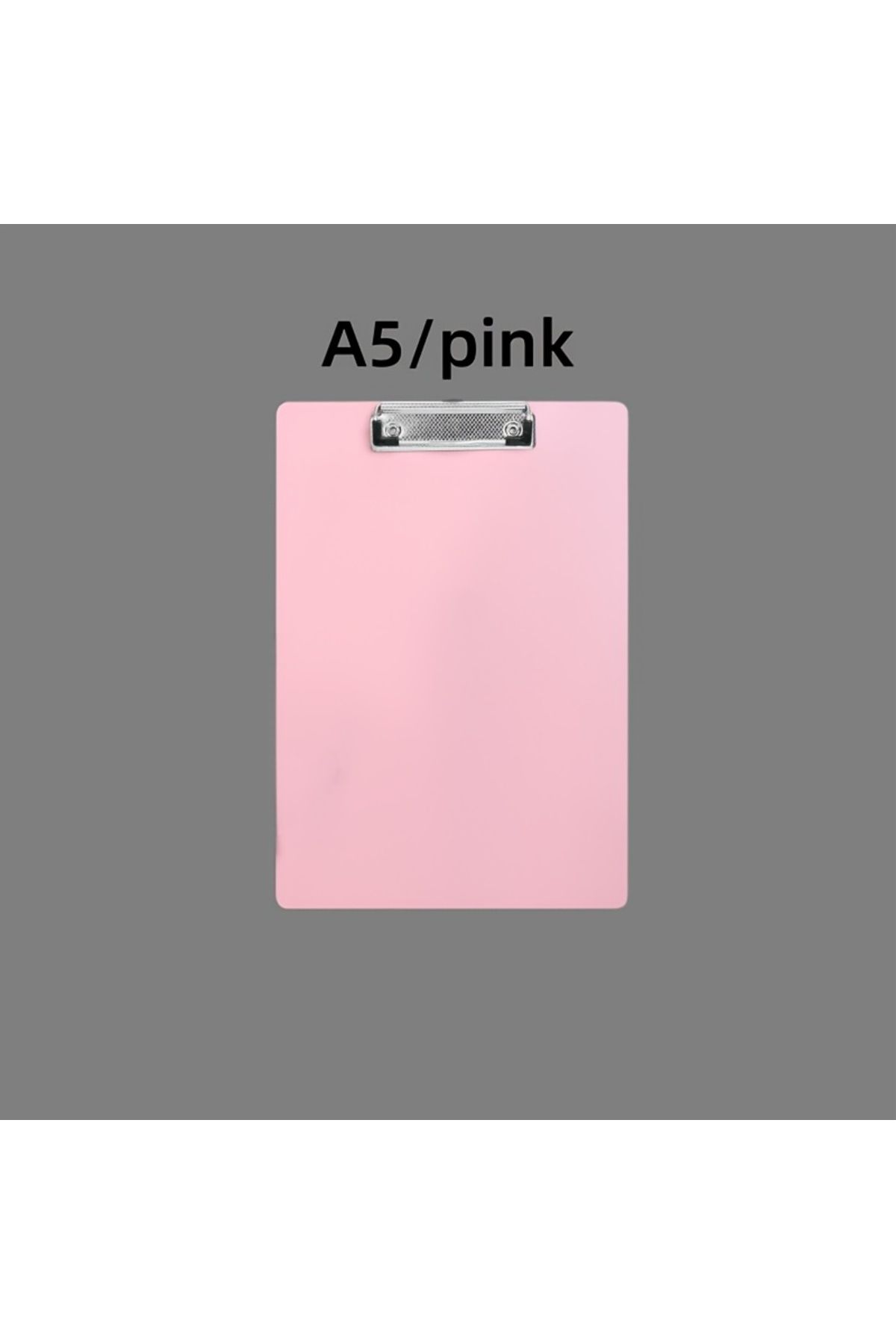 Choice-Pink Simple A5 Bill Clipboard Memo Pad Clip Board Loose-leaf Notebook File Writing Pad Clamps Paper 1