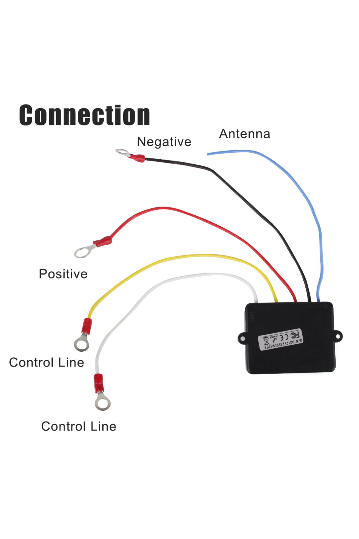 Choice-24V 12V Wireless Winch Remote Controller System With 2 Buttons Switch Control For Jeep Off Road 4... 6