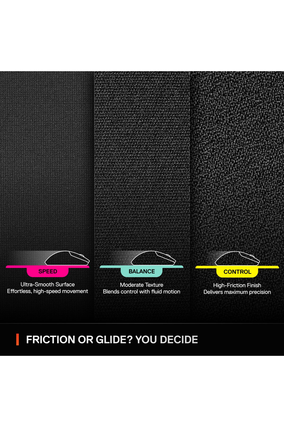SteelSeries-Qck Large Performance Speed ​​Gaming Mouse Pad 6