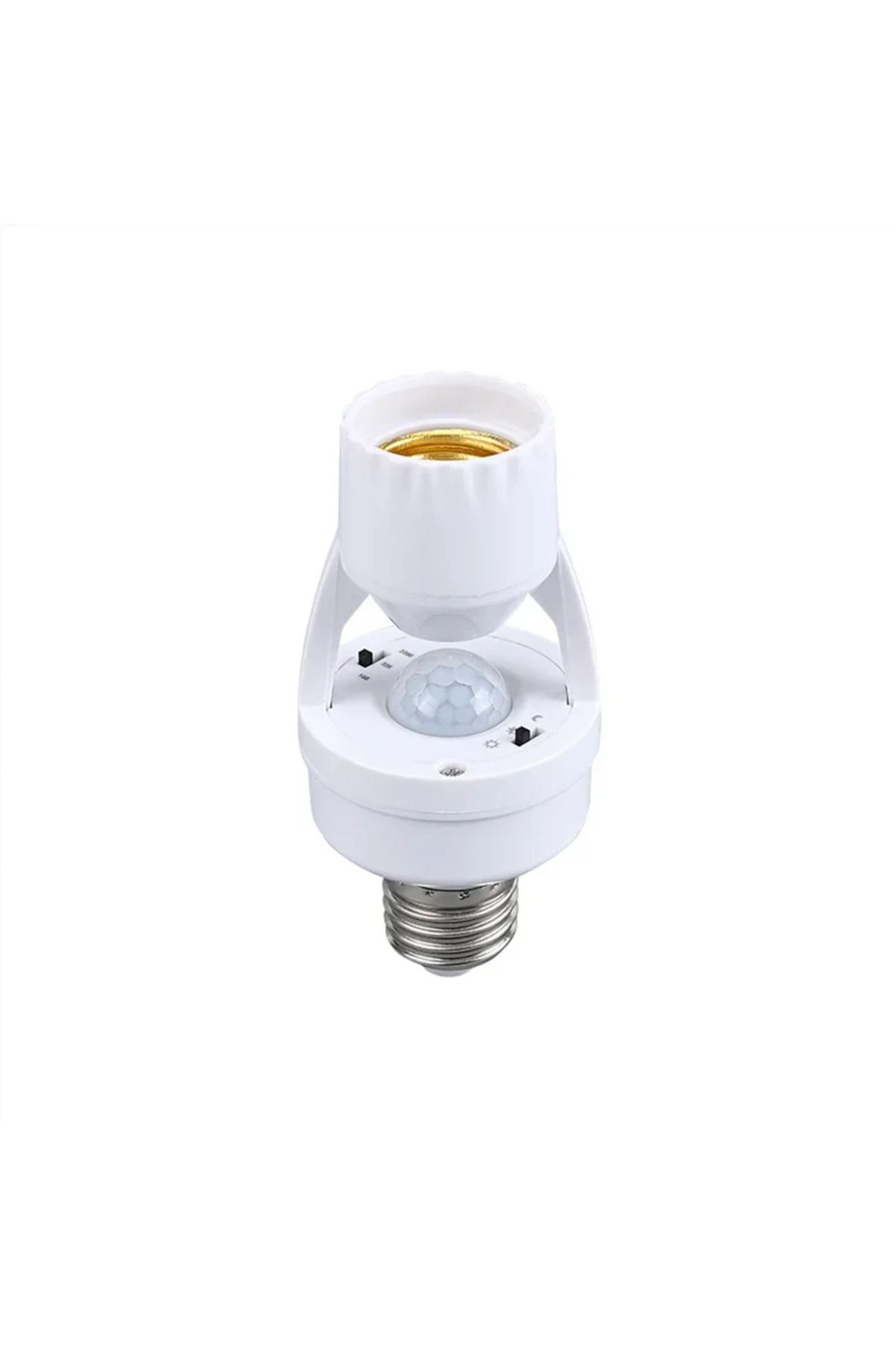 GGBEE-Motion Sensor Led Lamp Base E27 E26 Socket Converter AC 85-265V Light Bulb Holder Adapter Switch ... 7