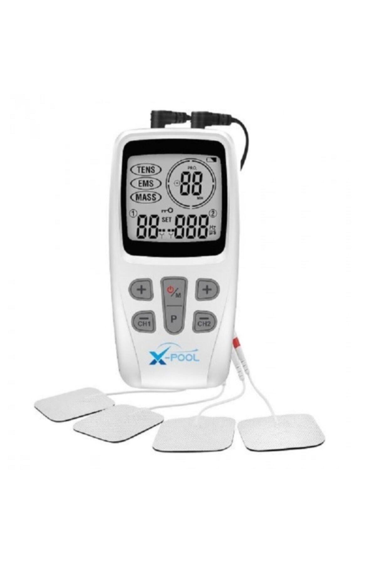 X Pool Tens Ems Masaj Cihazı Fonksiyonel Kolay Kullanım 2 Kanal 22 Program