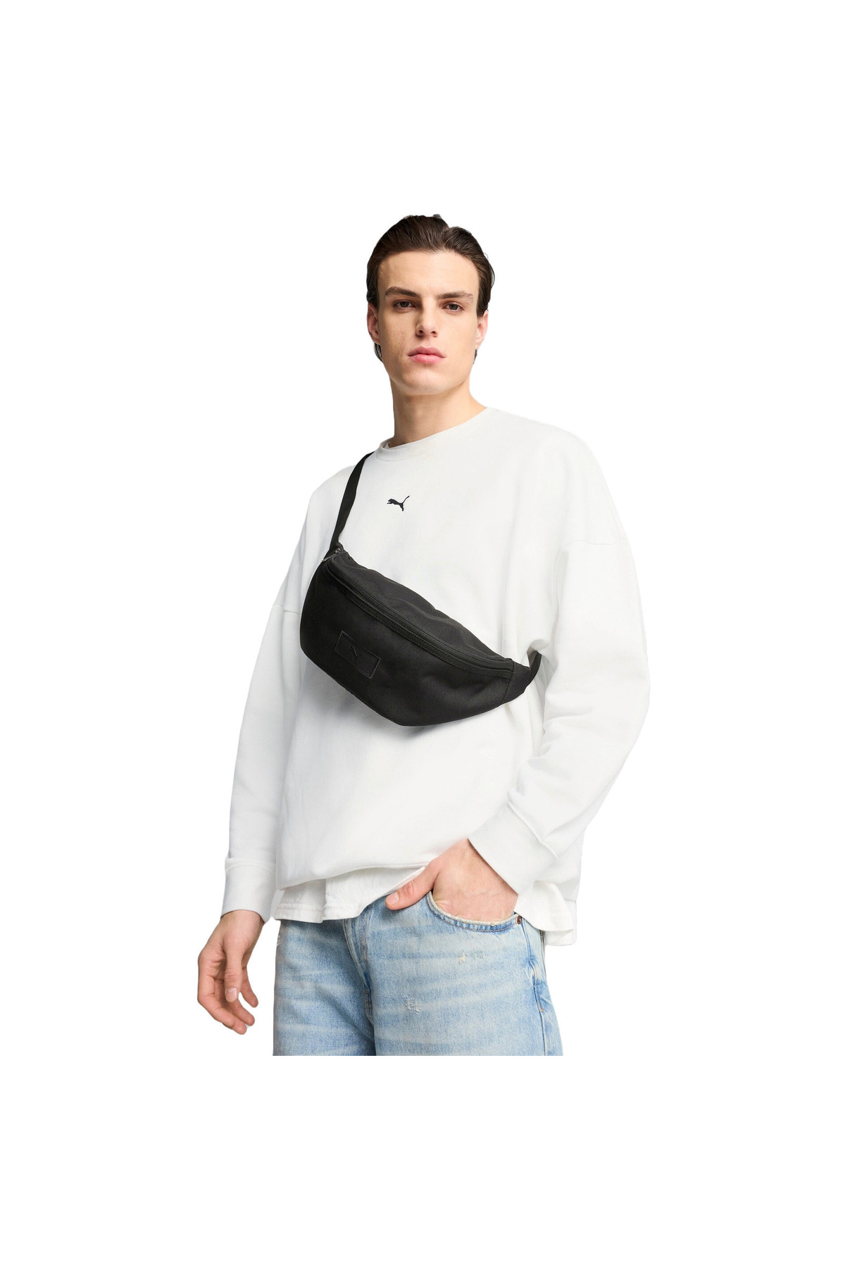 Puma Essentials Siyah Bel Çantası Waist Bag Unisex Bel Çantası (091128-01)