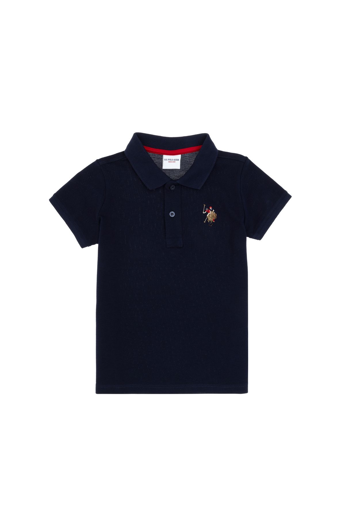 تی شرت ساده پسرانه آبی سرمه ای 50306484-VR033 U.S. Polo Assn.