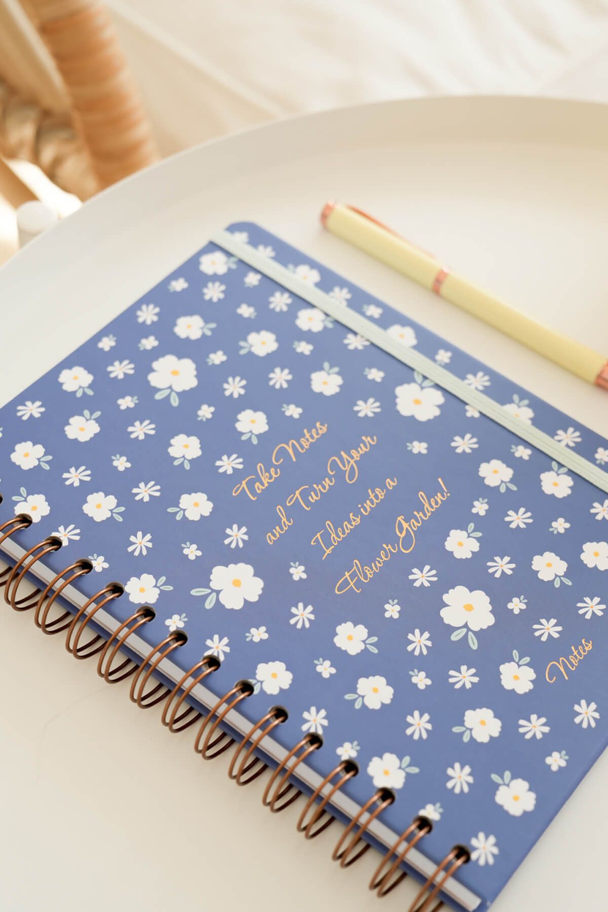 Matt Notebook-Blocnotes nedatat pe spirală elastic A5 15x21 cm 4