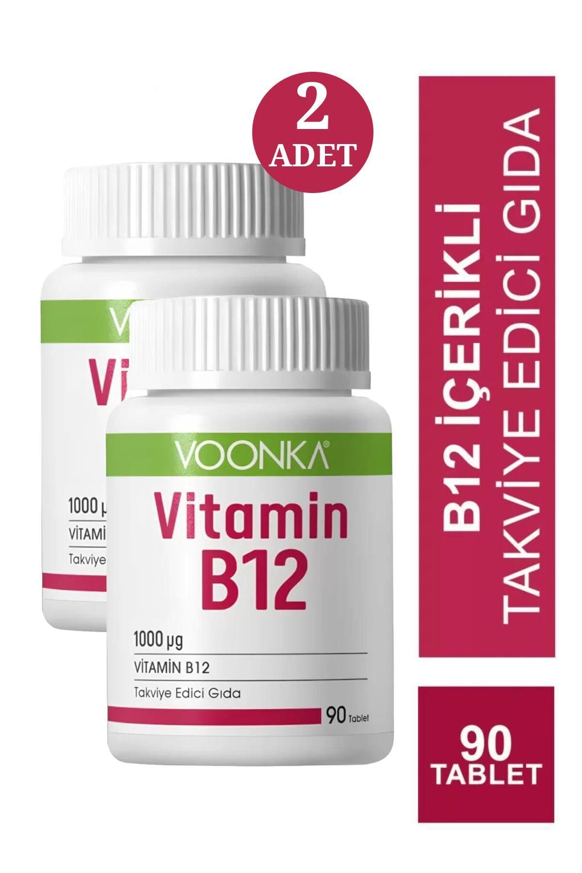 Voonka Vitamin B12 90 Tablet 2 Adet