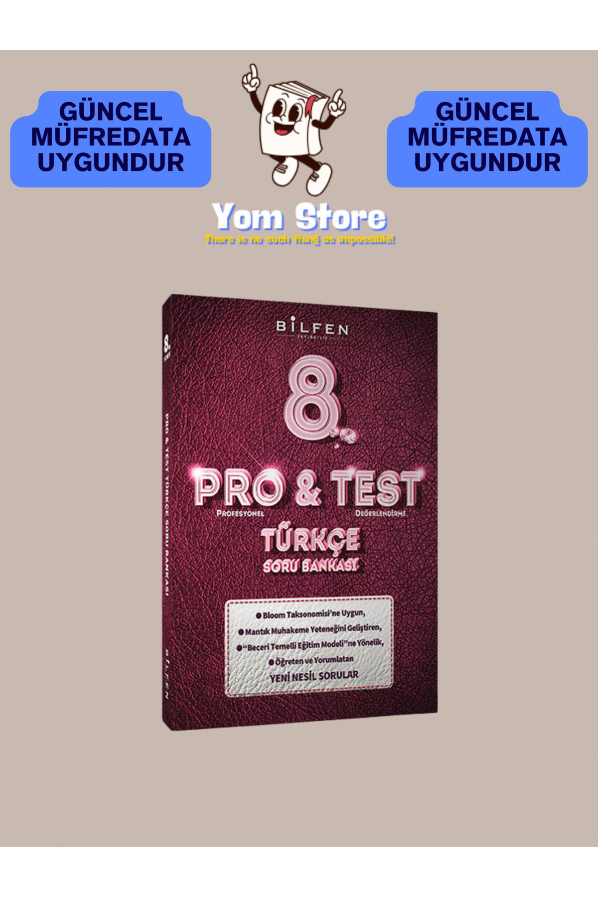 Bilfen Yayıncılık 8. Sınıf Pro Test Türkçe Soru Bankası