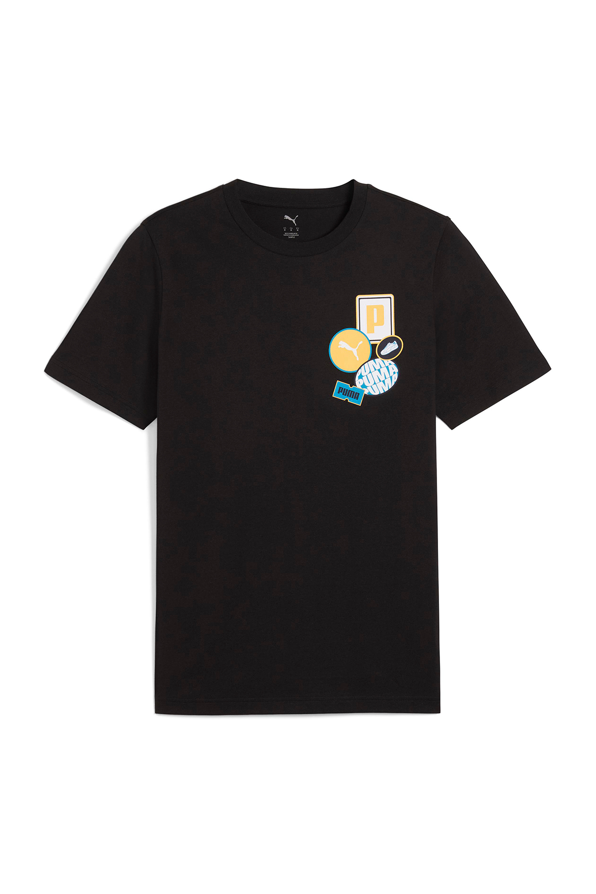Puma Graphics Icon Unisex Siyah Günlük Stil T-Shirt 68482901 görsel 4
