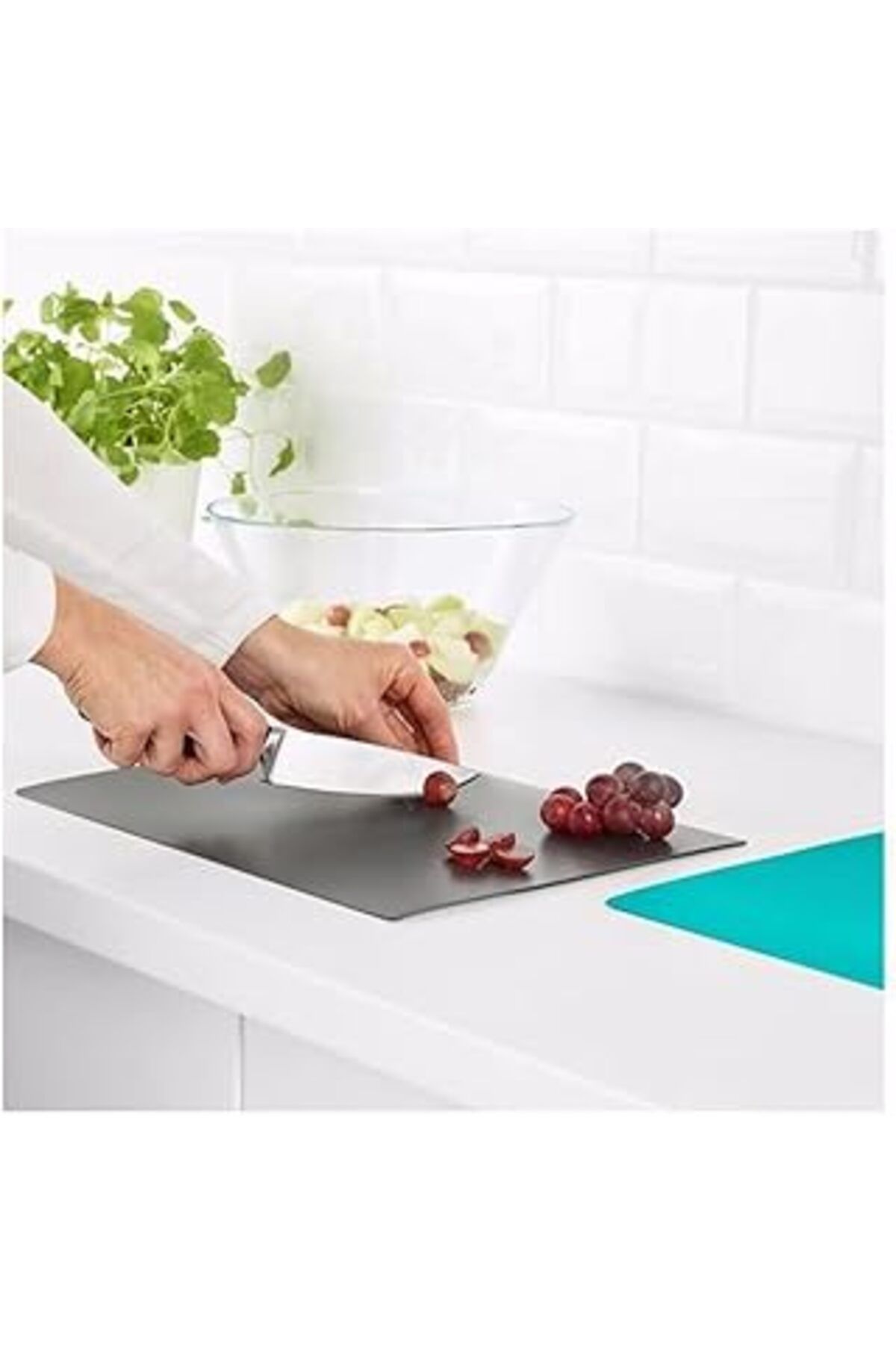 Mu Art İliva Esnek Kesme Tahtası, Meyve, Sebze, Ekmek Ve Et Doğrama Tahtası (Bpa Free)