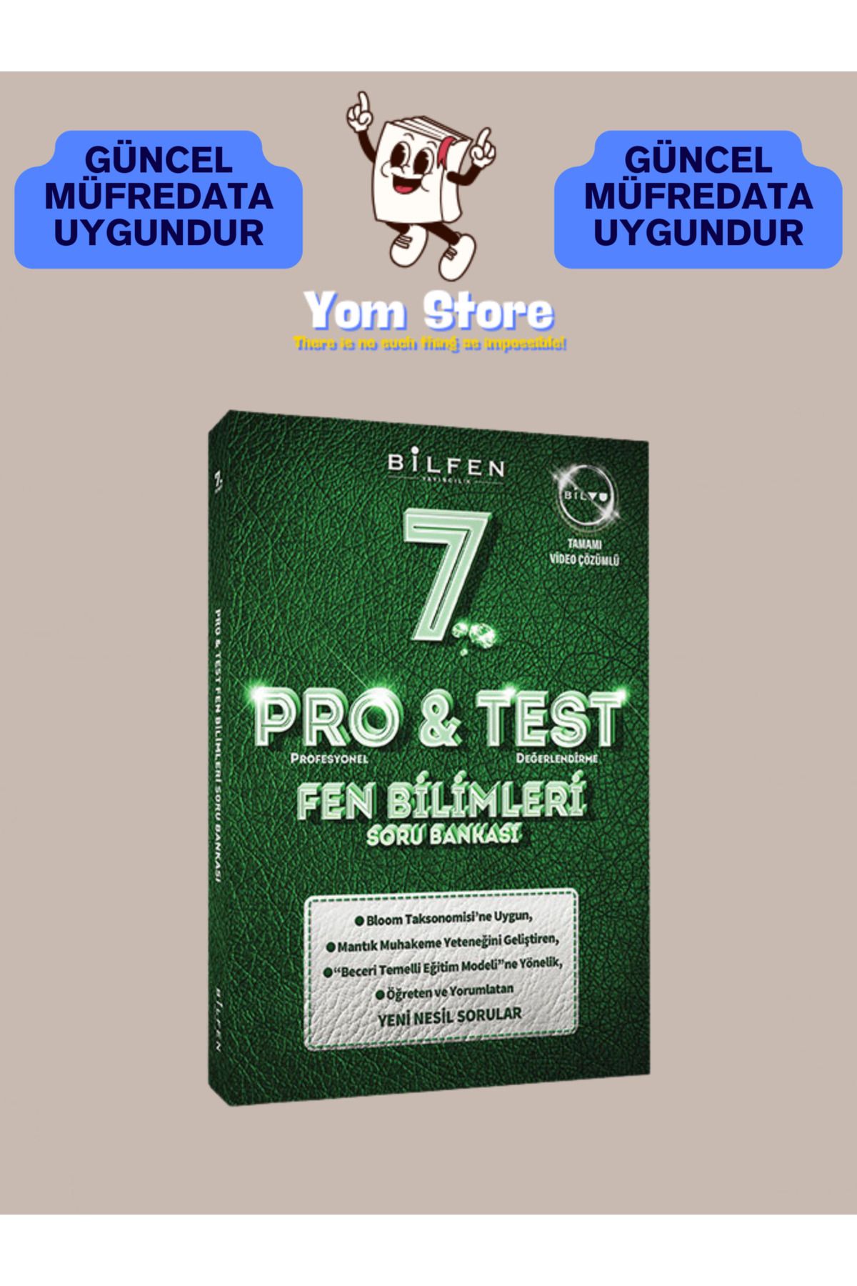 Bilfen Yayıncılık 7. Sınıf Pro Test Fen Bilimleri Soru Bankası