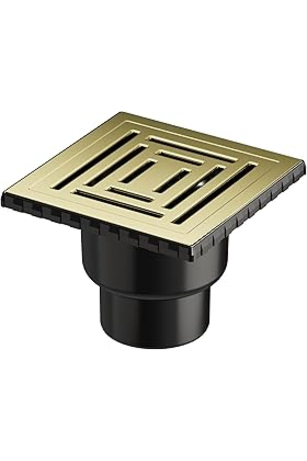 Pİ GLOBAL Vitra V-flow Kare 5608284 Duş Kanalı Alttan Çıkışlı Dk 800 Kapak Parlak Altın