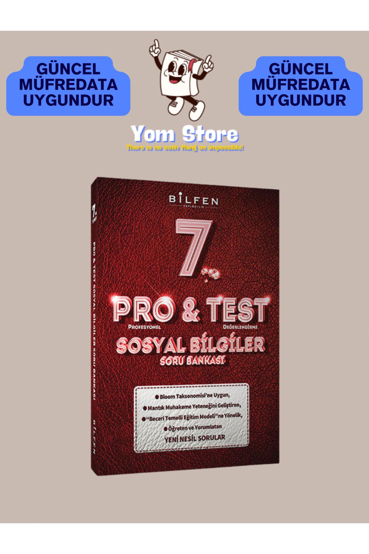 Bilfen Yayıncılık 7. Sınıf Pro Test Sosyal Bilgiler Soru Bankası