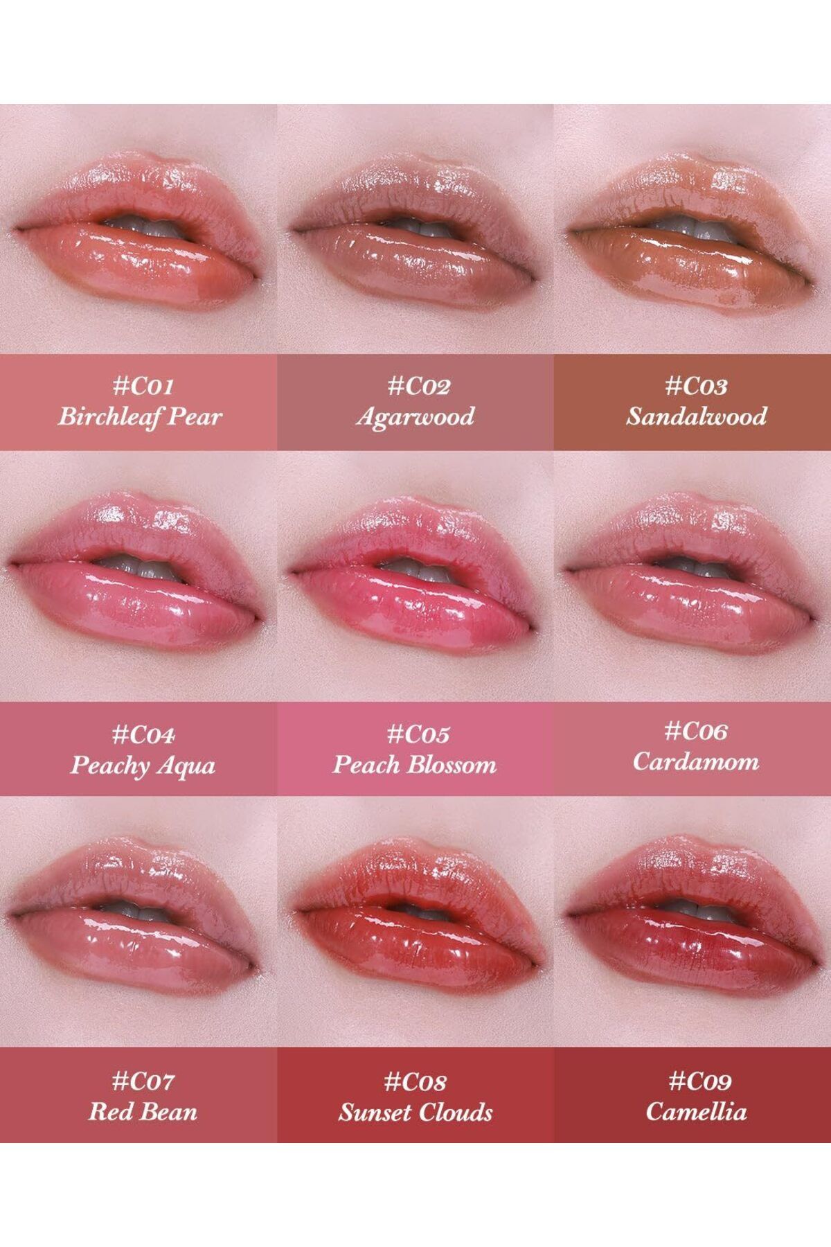 Flower Knows-Butterfly Cloud Collar Collection Glossy Lipstick, 0.12 oz./3.5 g (C01 Birchleaf Pear) 3