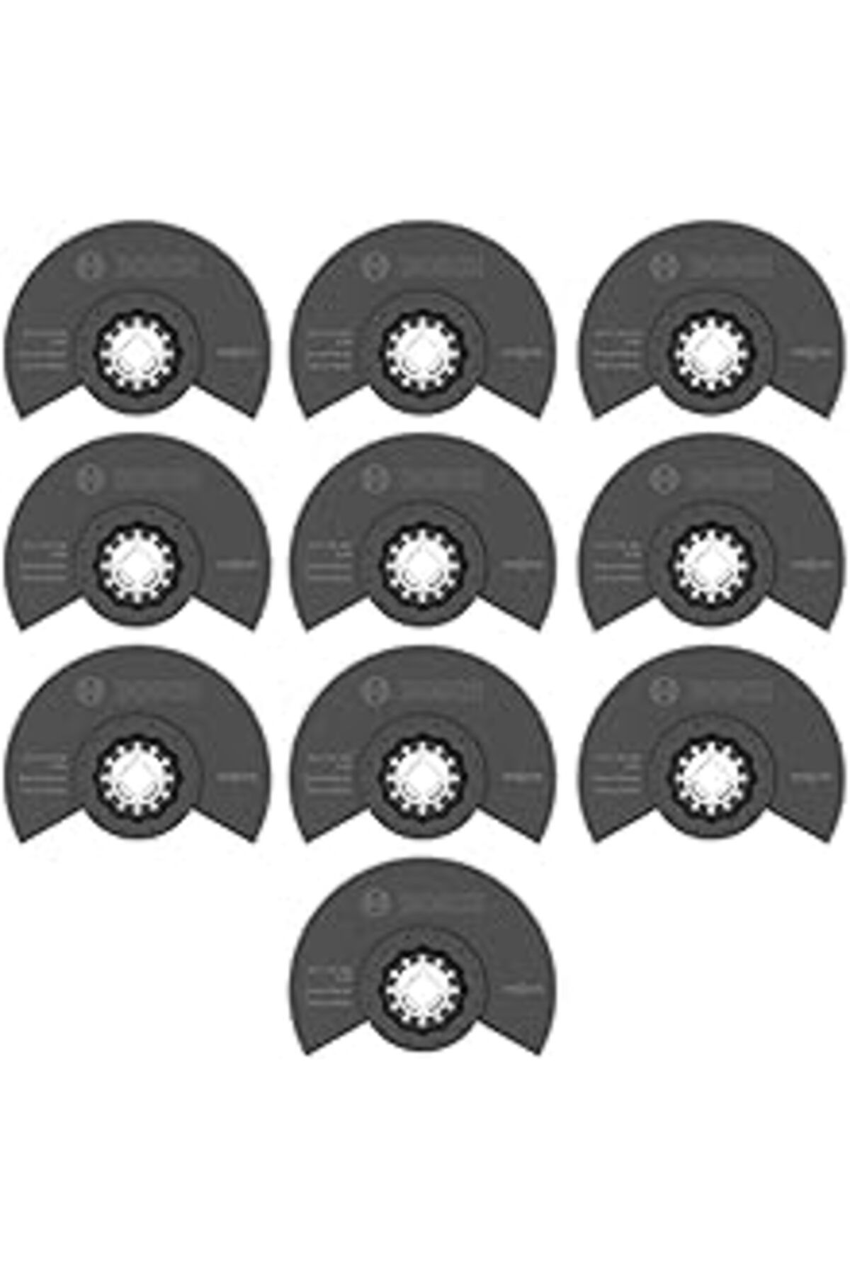 Mu Art Ahşap Professional 10 X Segman Testere Bıçağı Acz 100 Bb (Ahşap Ve Metal Için, 100 Mm, Aksesuar Çok