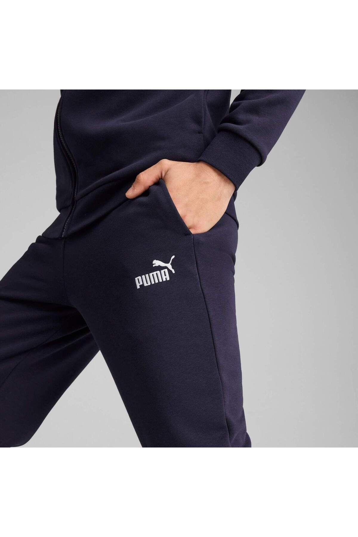Puma-Tepláková souprava Puma Ess Sweat Suit Tr, Modrá, Pánská 5