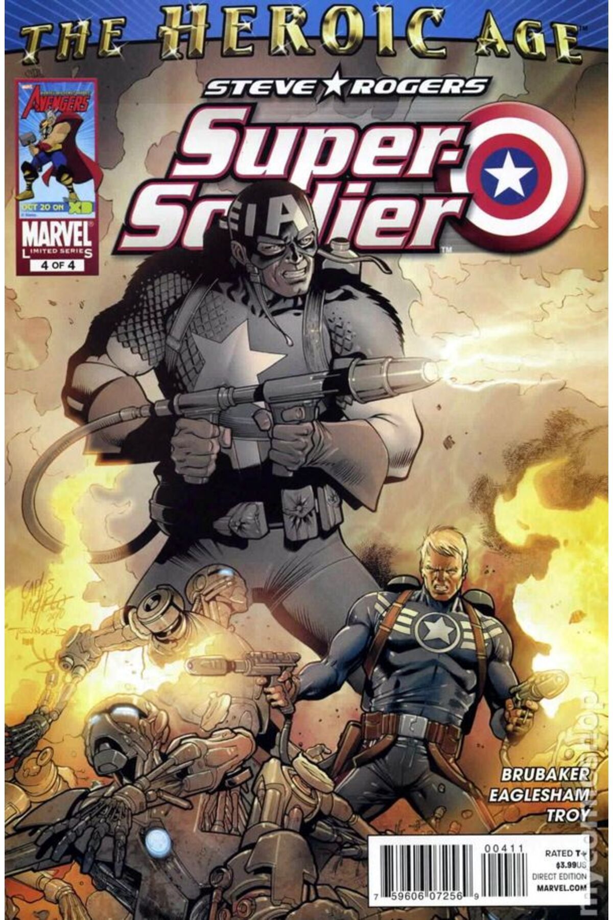 Kolektif Kitap Steve Rogers Super-Soldier #4 (ingilizce)