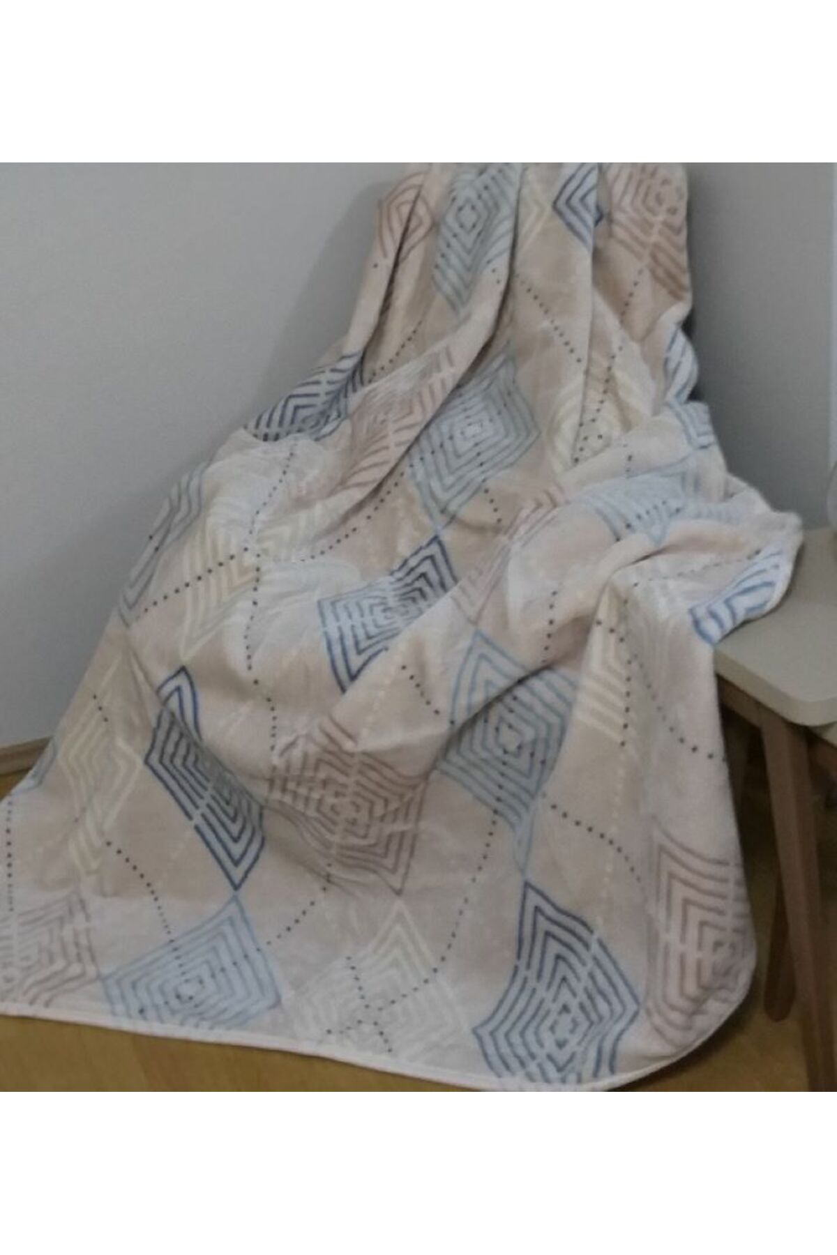 MİNK Pătură Dublă Albastră 200x240 - Mărime unică