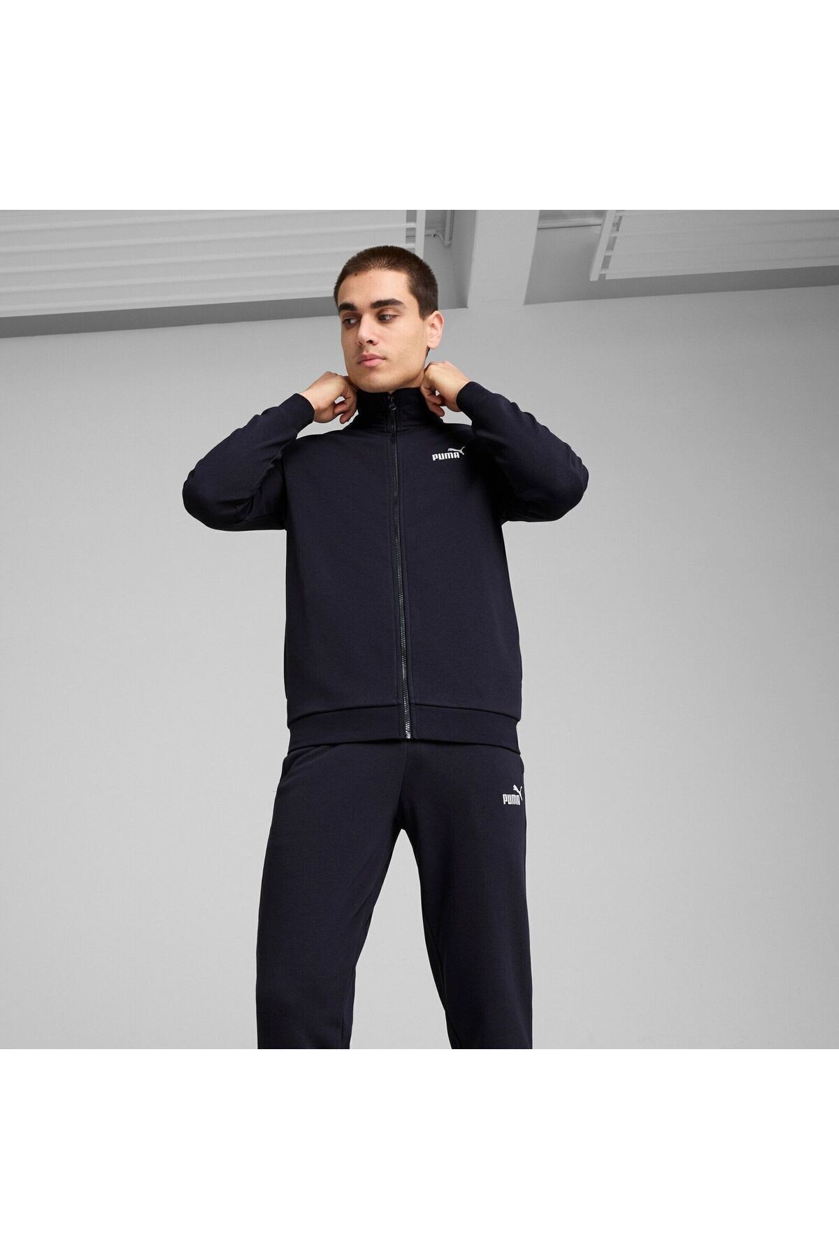 Puma-Tepláková souprava Puma Ess Sweat Suit Tr, Modrá, Pánská 3