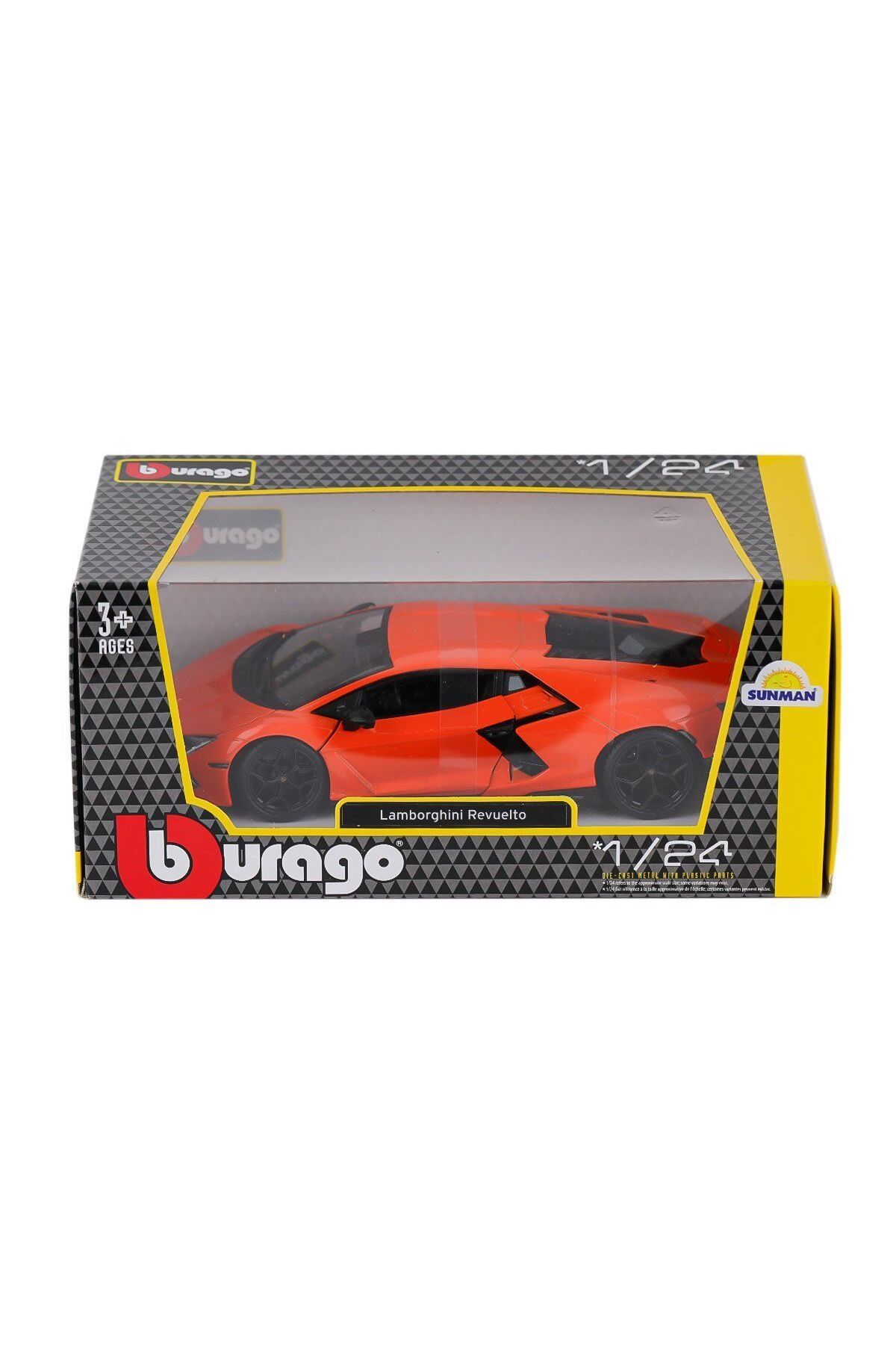 OEM 21106 Burago Lamborghini Revuelto 1:24 Turuncu -Sunman