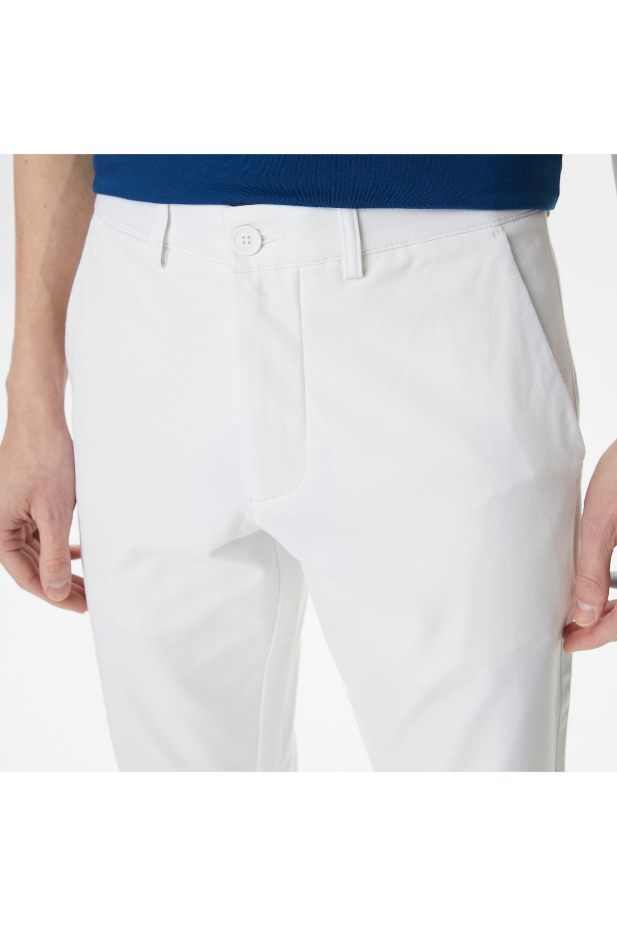 شلوار سفید مردانه باریک و Lacoste
