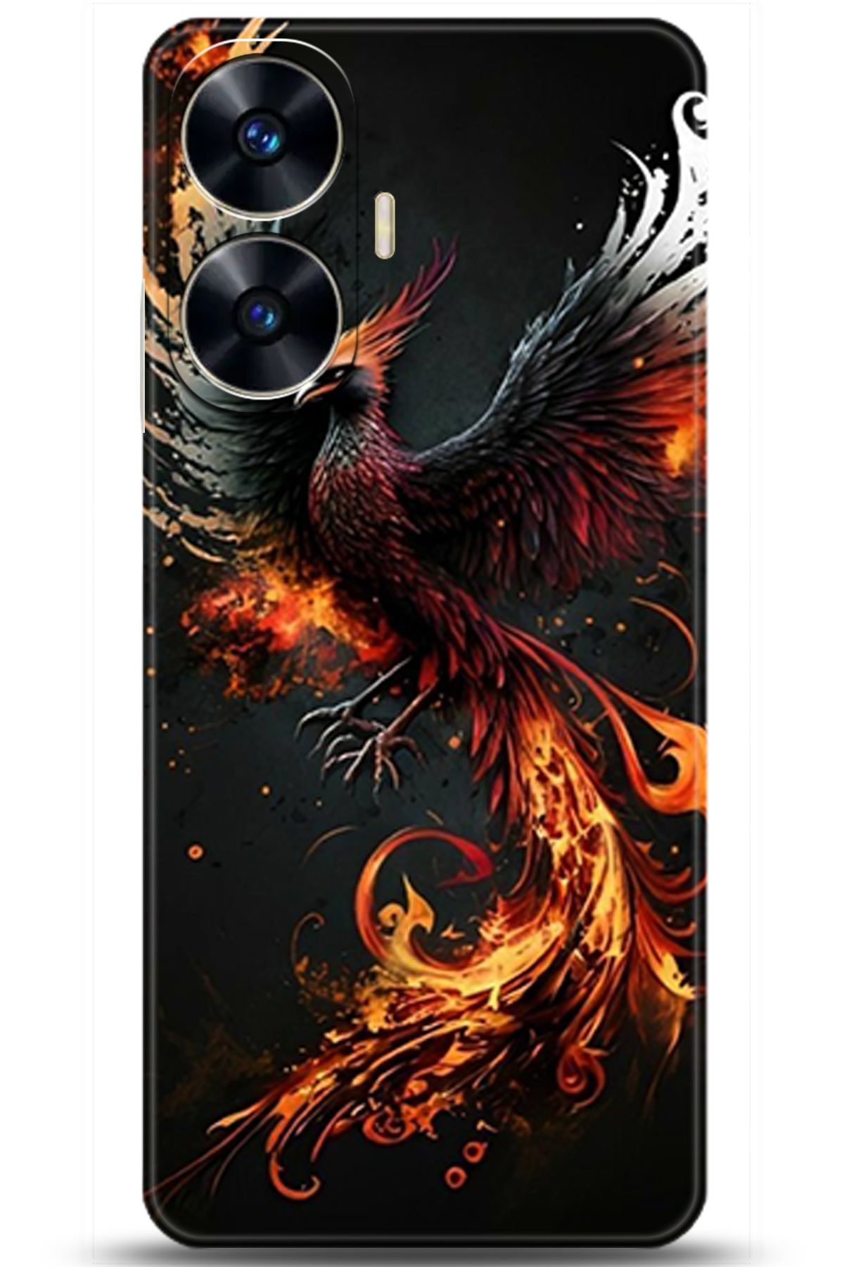 realme C55 Kılıf HD Baskılı Kılıf - Happiness Series 5187